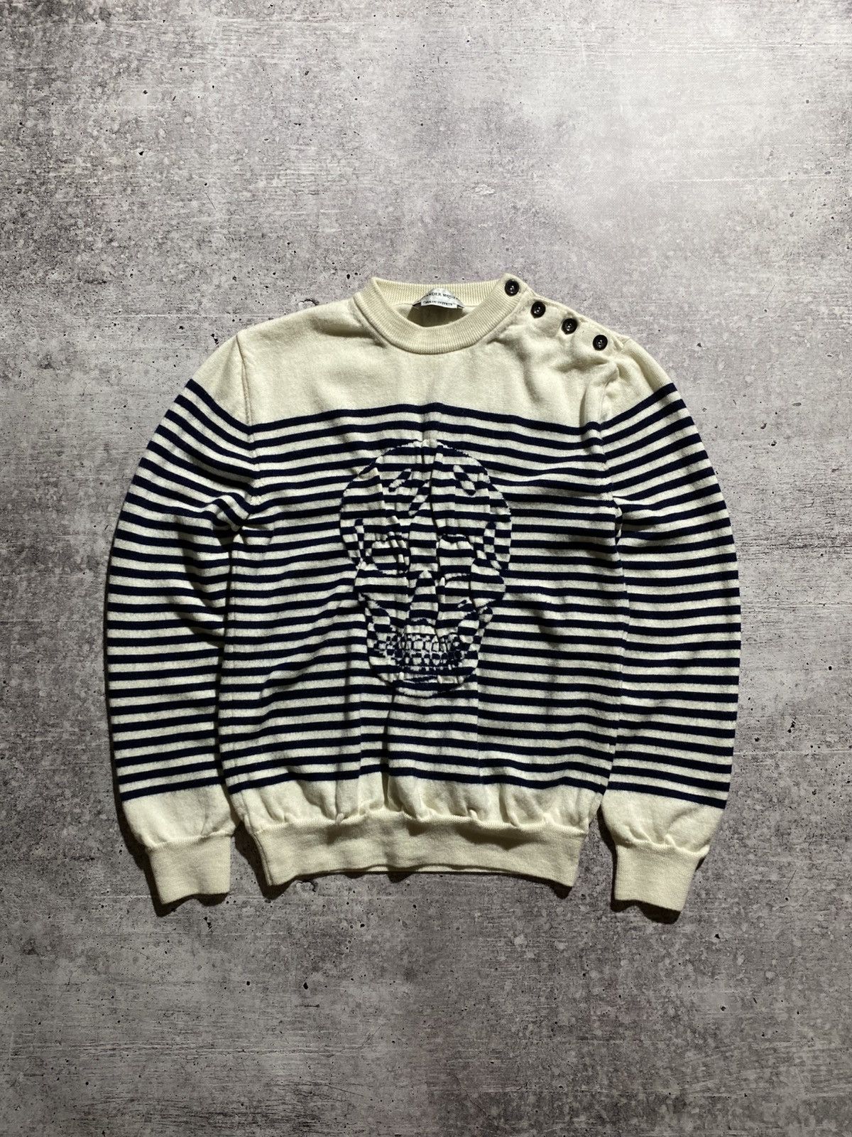 Alexander McQueen 💀Alexander Mqueen rare SKULL sweater Size L / US 10 / IT 46 - 2 Thumbnail