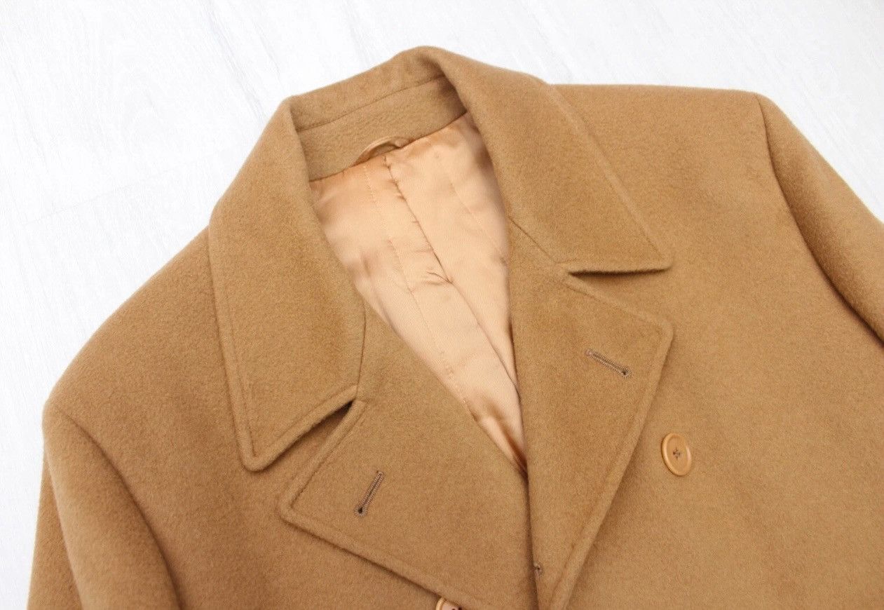 Helmut Lang HELMUT LANG Camel Wool ARCHIVE Long Double Breasted Coat 52 Size US L / EU 52-54 / 3 - 6 Thumbnail
