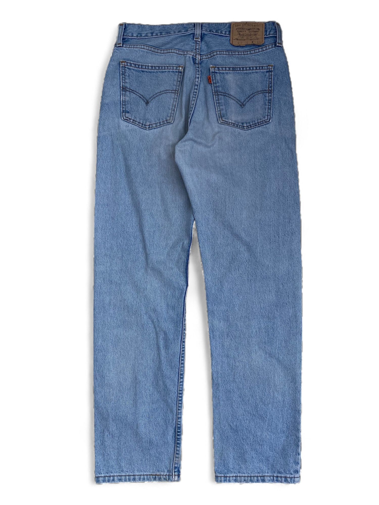 Levi's × Vintage Vintage Levi's Orange Rab baby blue Jeans distressed Size US 32 / EU 48 - 2 Thumbnail