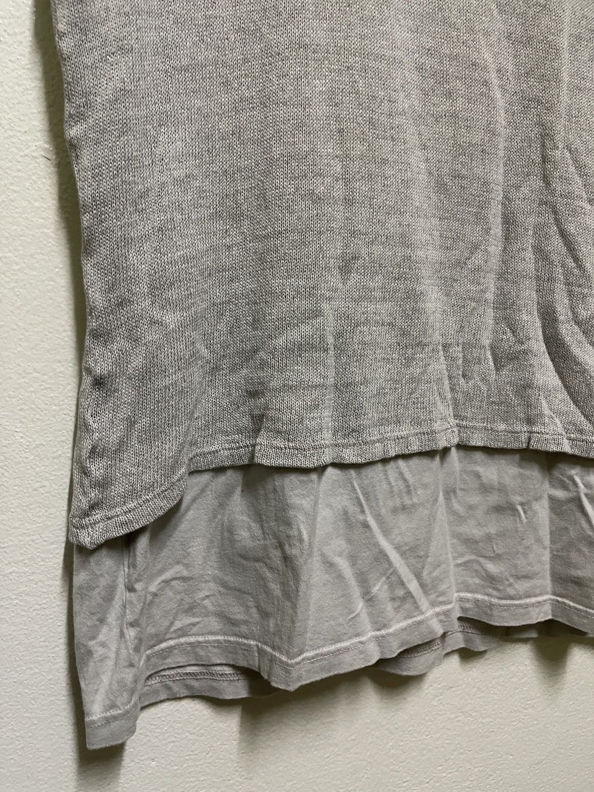Japanese Brand Duret Sample Double Layer Knit T Shirt Size US L / EU 52-54 / 3 - 3 Thumbnail