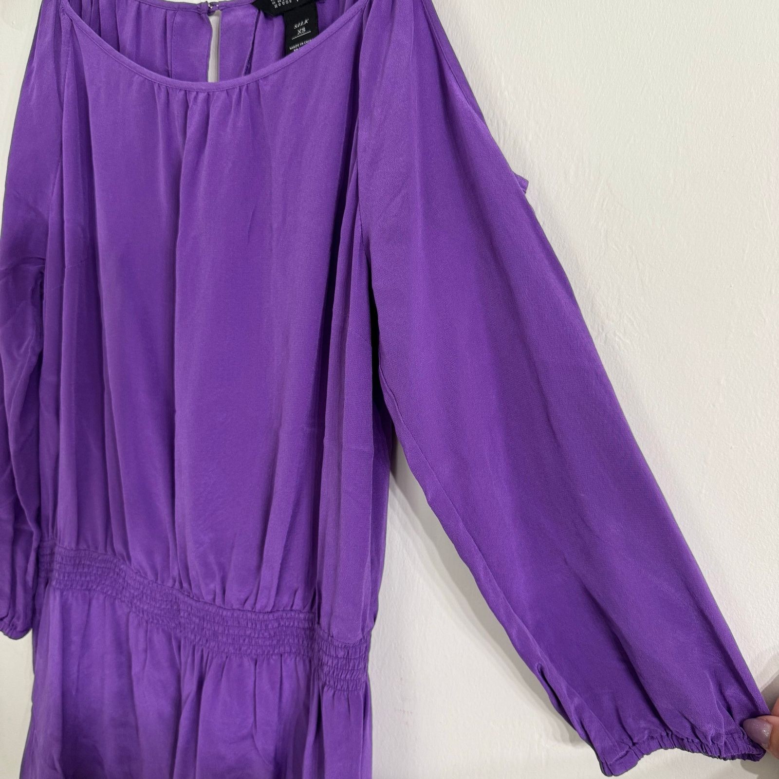 midi wedding guest dresses fall Emerie Stylish Short Sleeves Wrap Midi Wedding Guest Dresses, Plum
