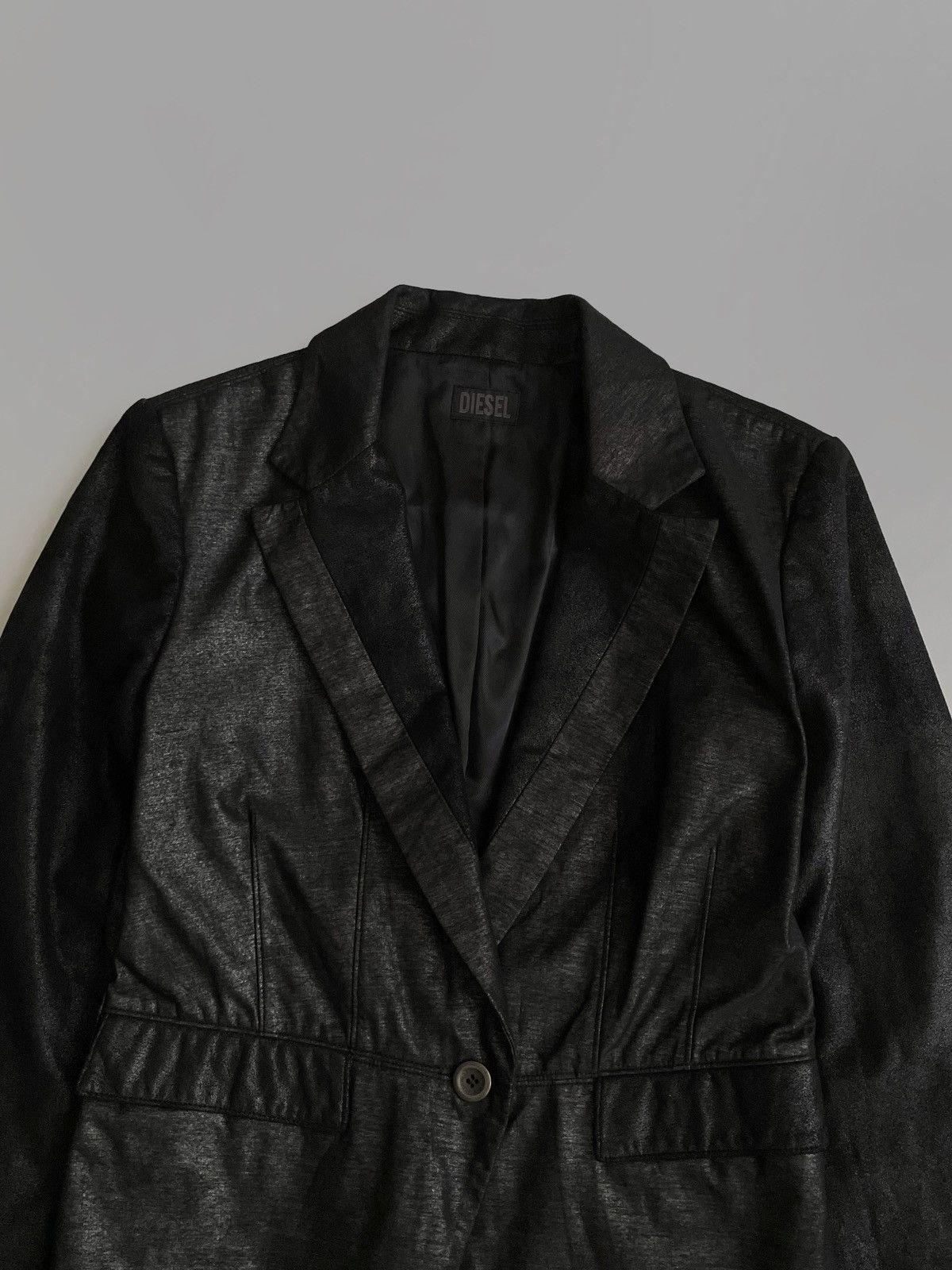 Designer × Diesel Diesel back shine blazer Japanese style Size M / US 6-8 / IT 42-44 - 3 Thumbnail