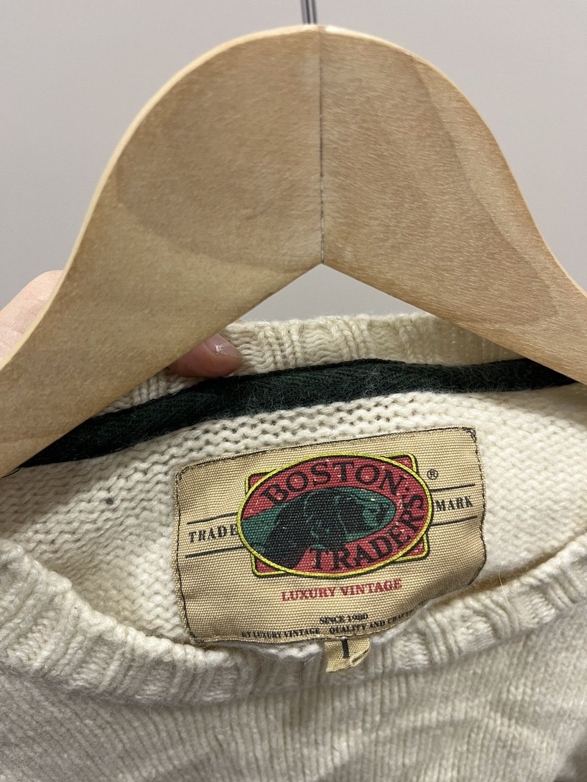 Boston Traders Vintage 90’s Boston Traders Silk Blend Striped Knit Sweater Size US L / EU 52-54 / 3 - 4 Thumbnail
