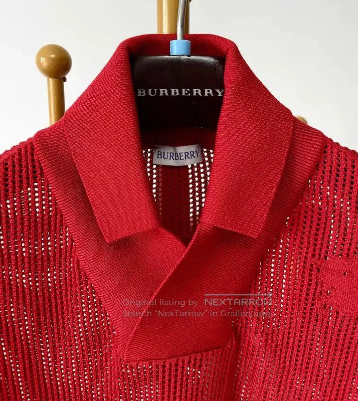 Burberry Burberry Red Short Sleeve Polo Shirt. Size US M / EU 48-50 / 2 - 5 Thumbnail