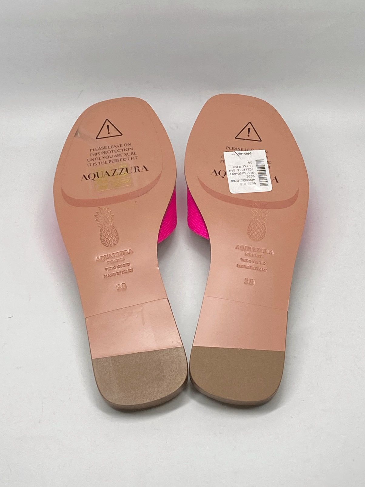 Aquazzura Aquazzura Villette Textile Flat Sandals size 38 Size US 8 / IT 38 - 10 Thumbnail