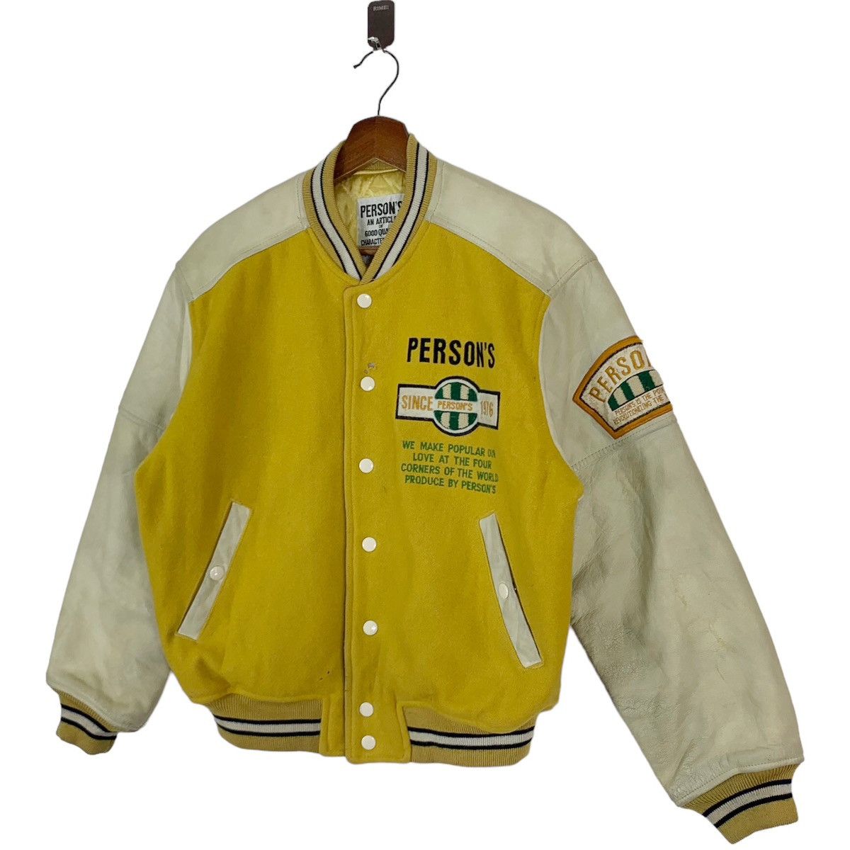 Other Vintage Person Sports Varsity Leather Wool Zipper Jacket Size US M / EU 48-50 / 2 - 3 Thumbnail
