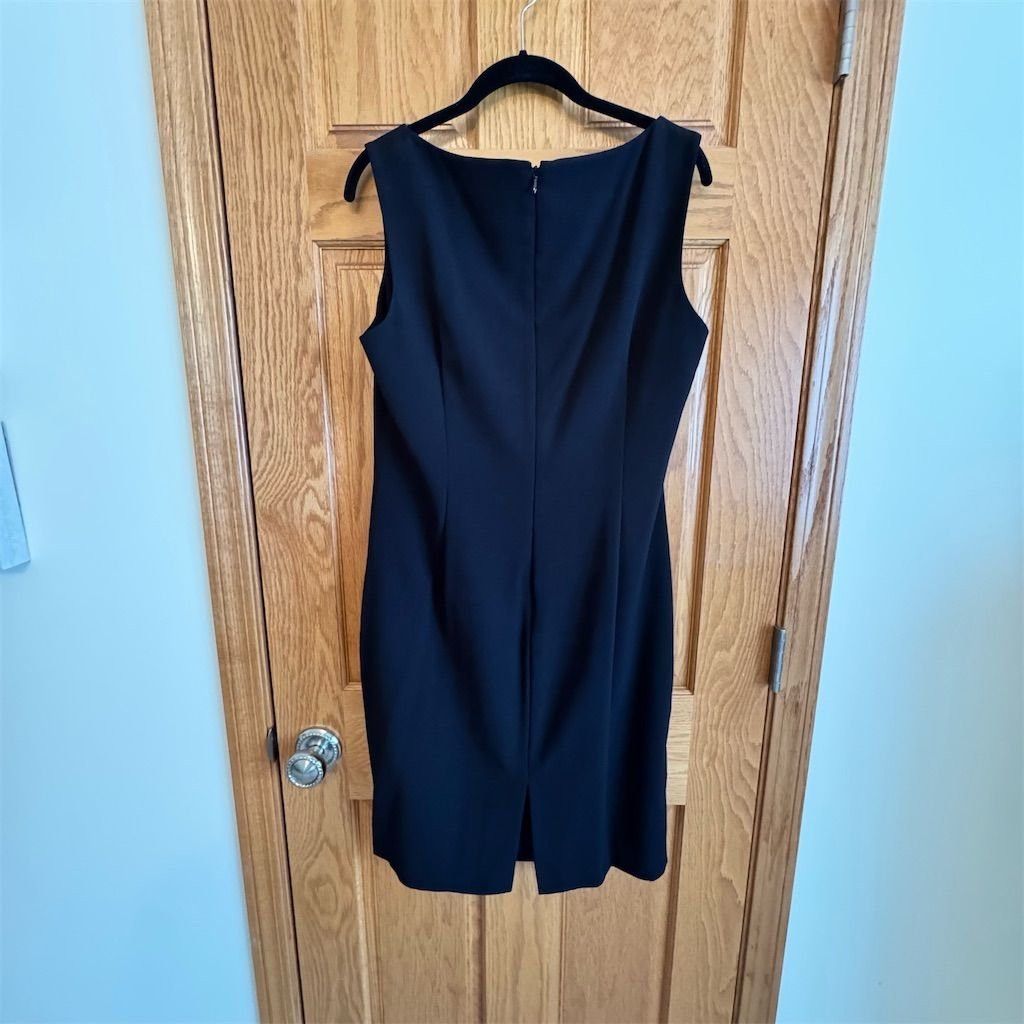 Calvin Klein Calvin Klein Women's Black Sleeveless Sheath Dress Size 12 Size XL / US 12-14 / IT 48-50 - 2 Thumbnail