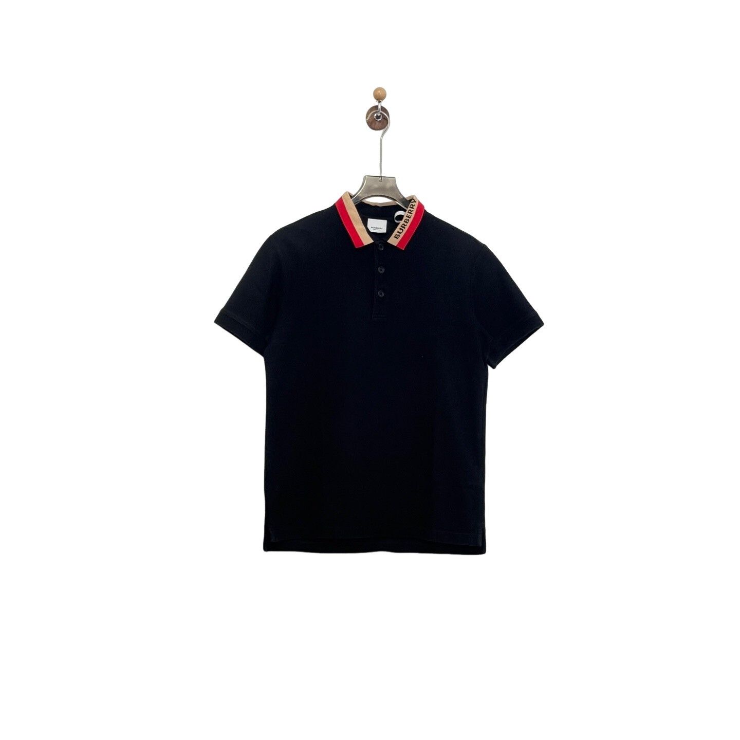 Burberry Burberry Collar Logo Short Sleeve Polo Size M Size US M / EU 48-50 / 2 - 1 Thumbnail