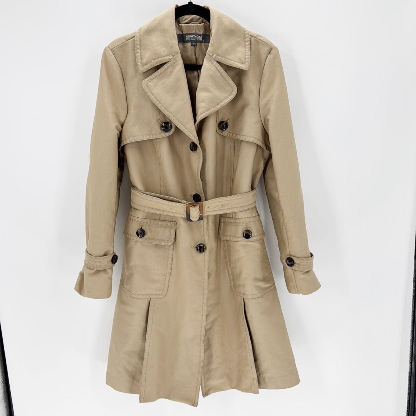 Kenneth Cole Kenneth Cole water resistant khaki heavy trench coat sz XL Size XL / US 12-14 / IT 48-50 - 1 Thumbnail
