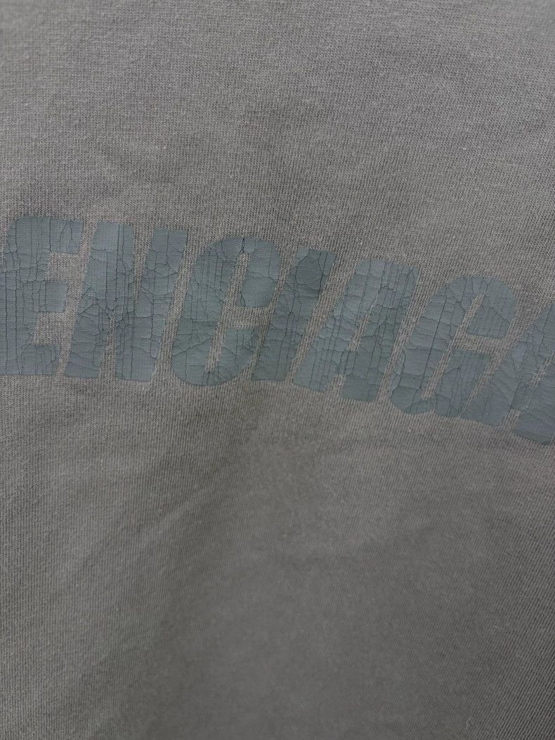 Balenciaga Balenciaga Big Ripped Letter Short Sleeve Size US M / EU 48-50 / 2 - 3 Thumbnail