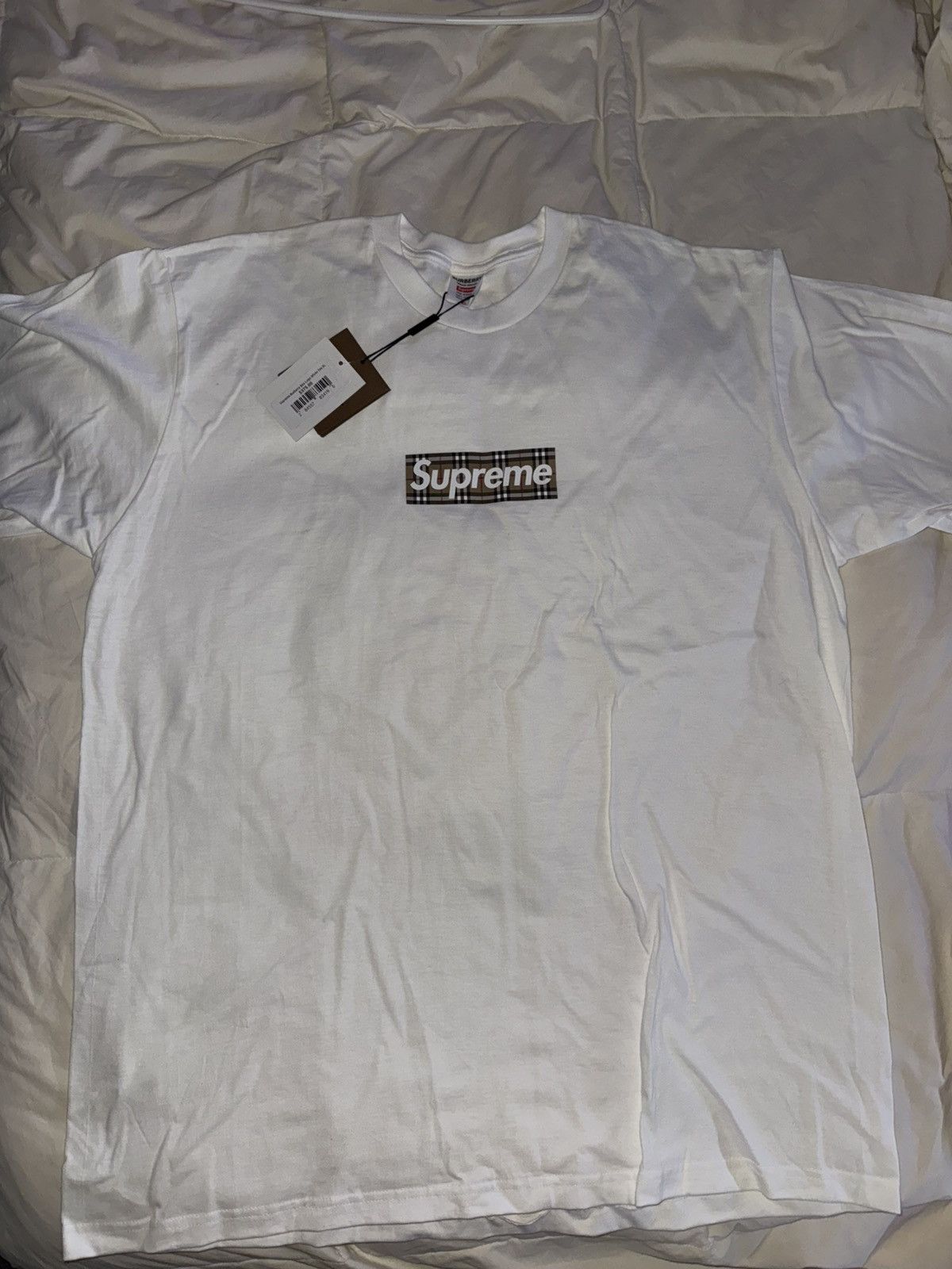 Burberry × Supreme Burberry X Supreme box logo Size US XL / EU 56 / 4 - 1 Thumbnail