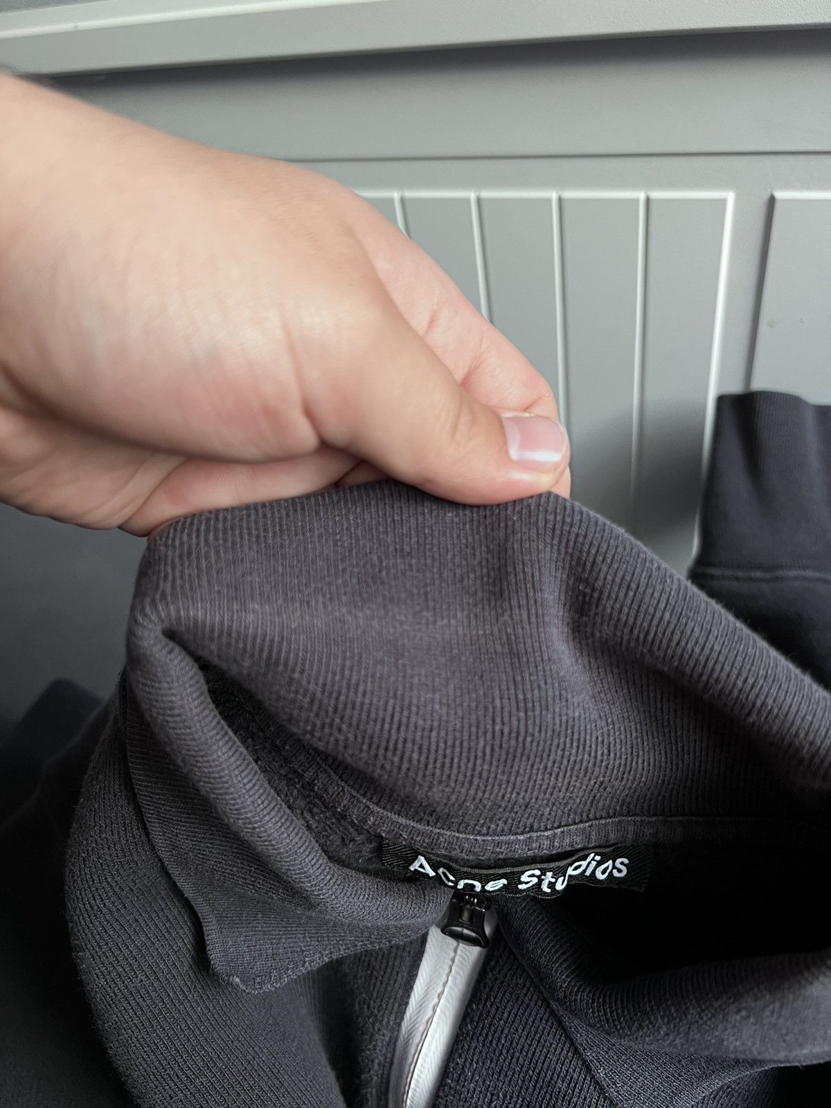 Acne Studios Acne studios Half zip sweatshirt face logo FA-UX-SWEA000043 Size US M / EU 48-50 / 2 - 7 Thumbnail