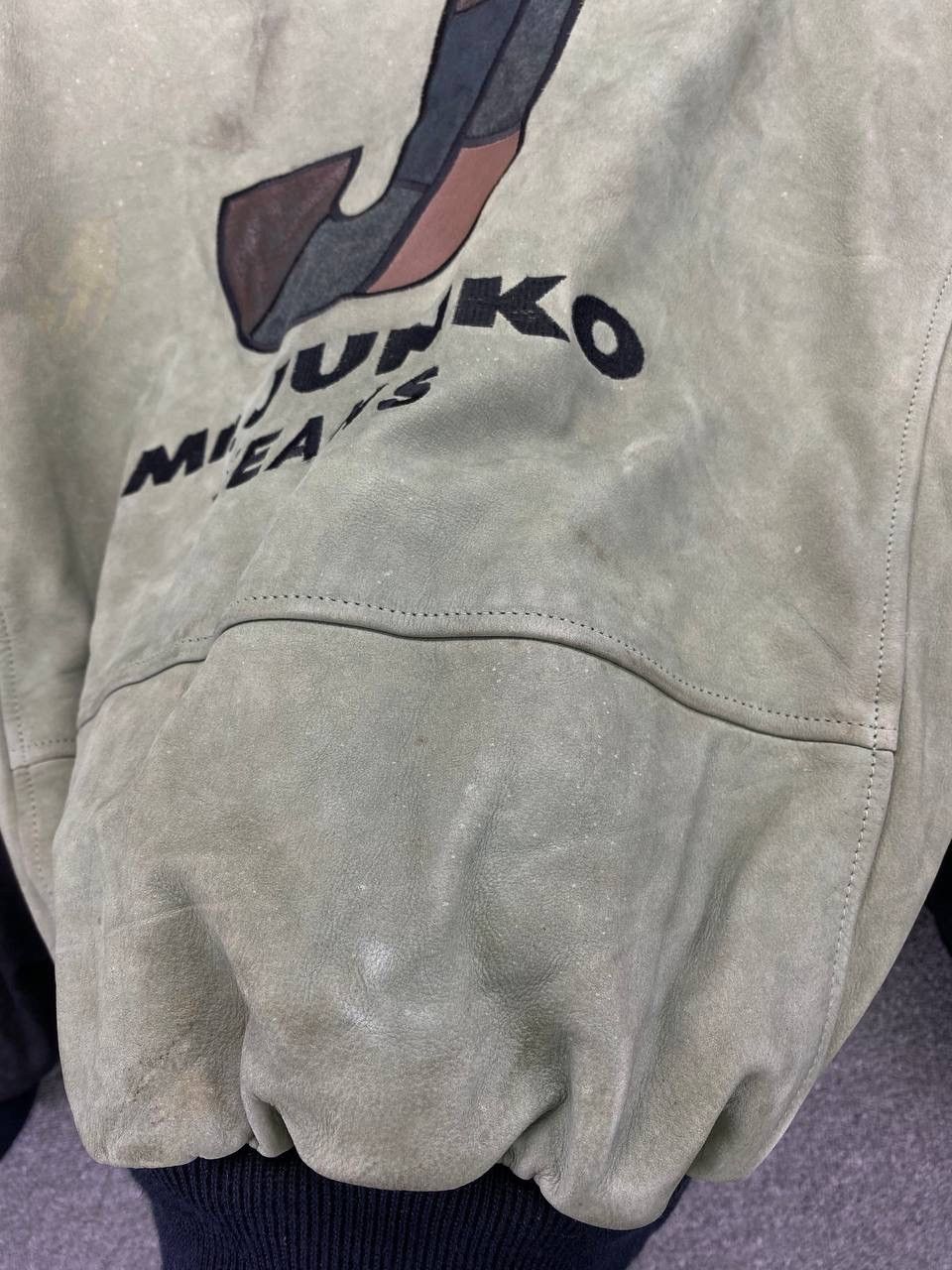 Japanese Brand Vintage Mr Junko Jeans Varsity Leather Jacket Size US M / EU 48-50 / 2 - 18 Thumbnail