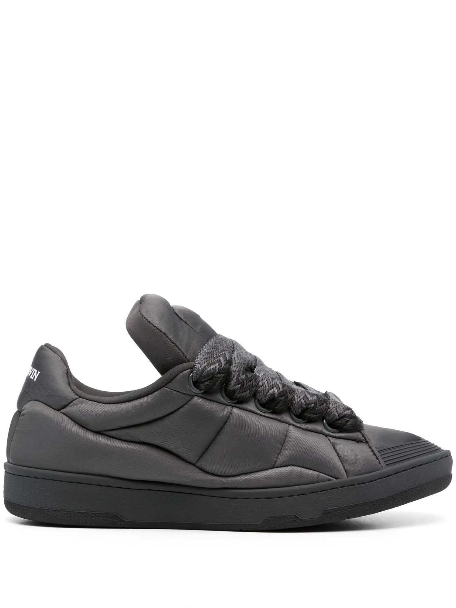 Lanvin o1w1db11124 Curb Nylon Sneakers in Black Size US 15 / EU 48 - 1 Thumbnail