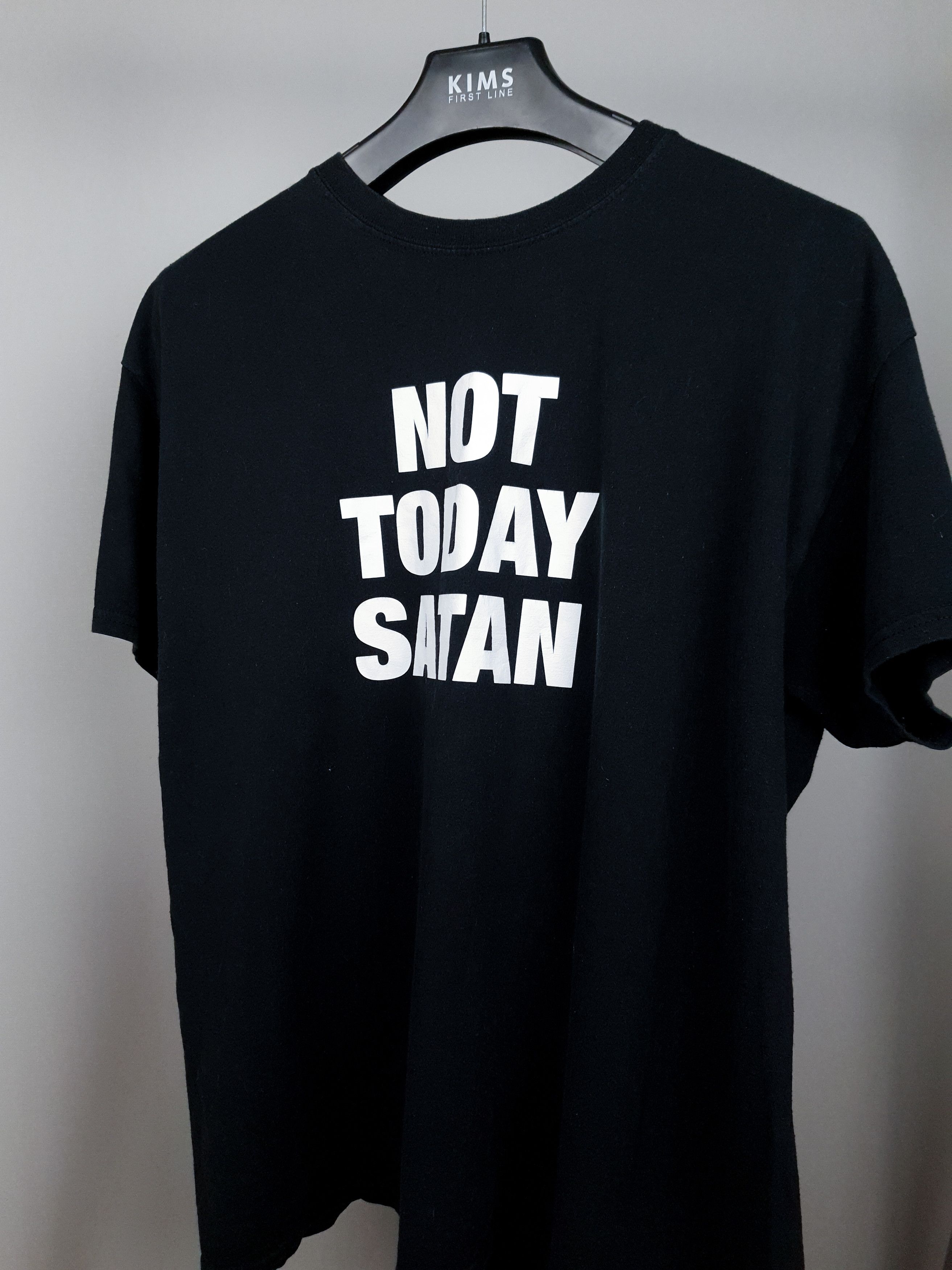 Japanese Brand × Vision Streetwear NOT TODAY SATAN Adult Sex Porn Humor Y2K Grail T Shirt Size US L / EU 52-54 / 3 - 2 Thumbnail
