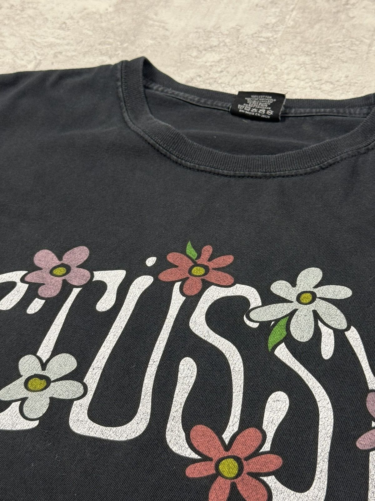 Stussy Stussy Flower T-Shirt Big Logo Size M Size US M / EU 48-50 / 2 - 5 Thumbnail