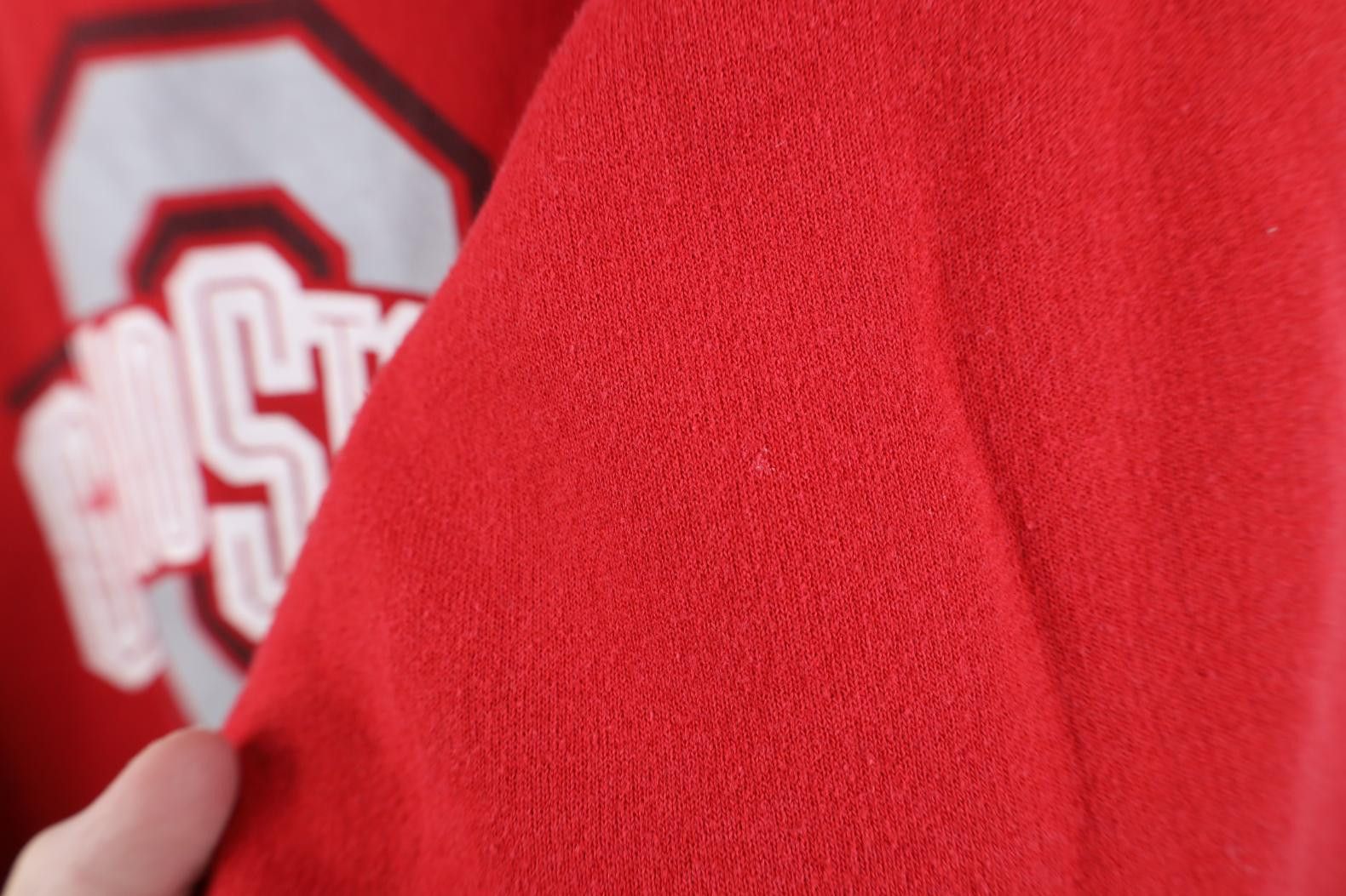 Vintage Vintage 90s Ohio State University Crewneck Sweatshirt Red Size M / US 6-8 / IT 42-44 - 7 Thumbnail