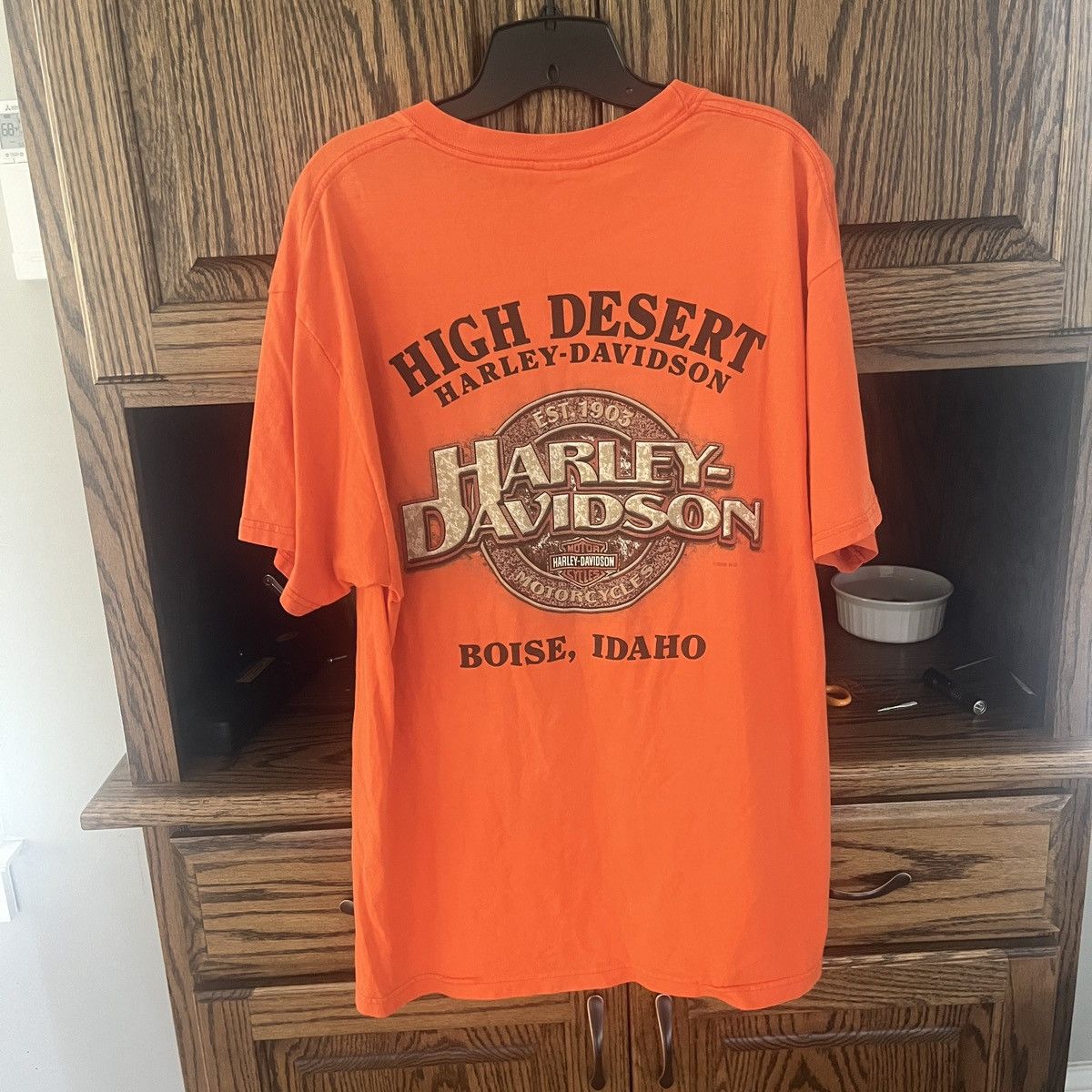Harley Davidson 2006 Pocket T shirt Work Sucks Let’s Ride Idaho size large Size US L / EU 52-54 / 3 - 4 Thumbnail