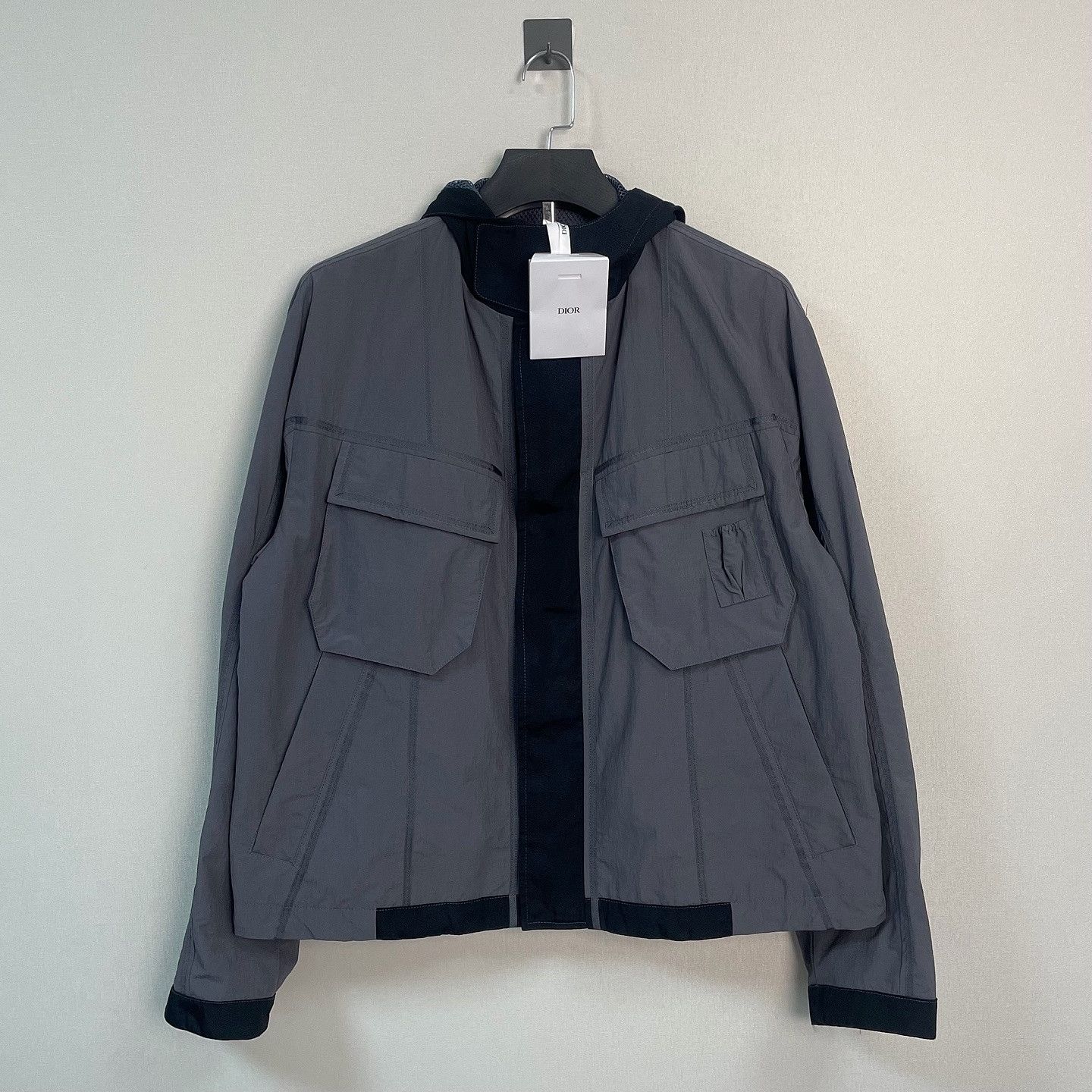 Dior Dior Hooded Zip Jacket Size 52 Size US L / EU 52-54 / 3 - 1 Thumbnail