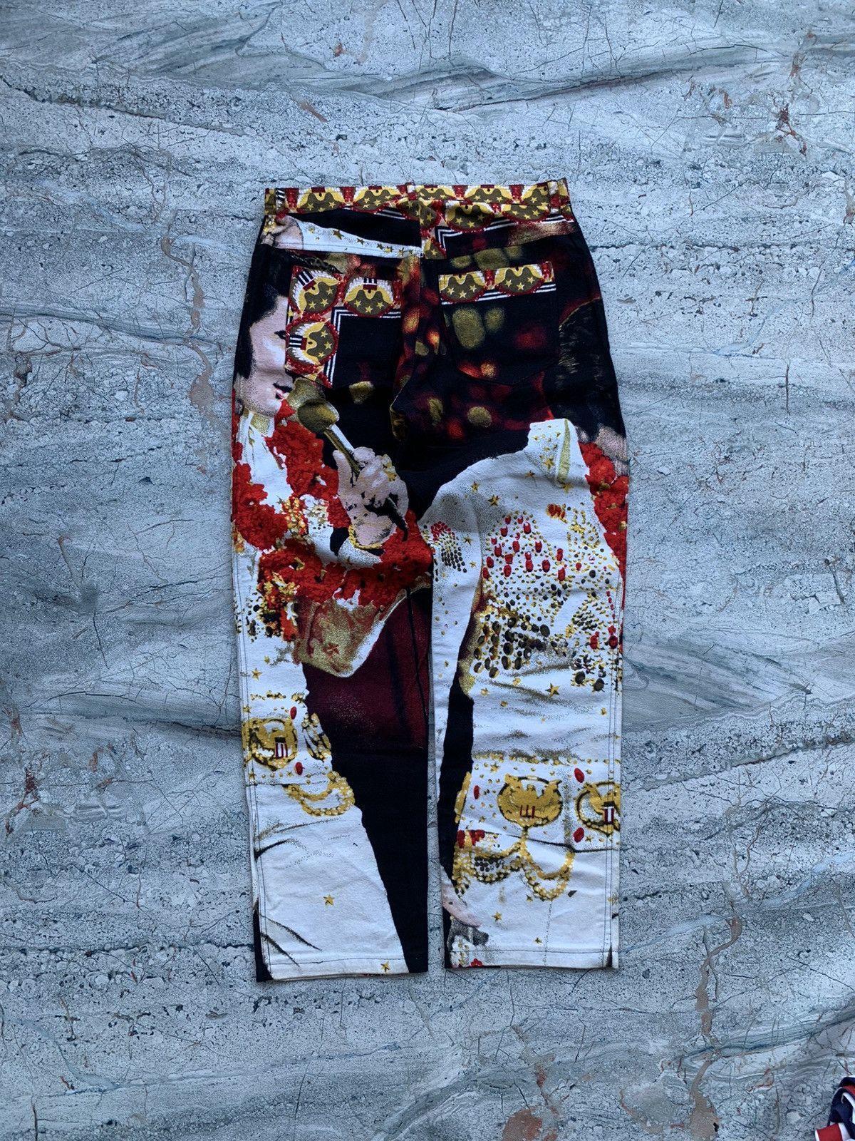 Vintage VINTAGE ELVIS PRESLEY KING OF ROCK OVP PANTS Size US 34 / EU 50 - 5 Thumbnail