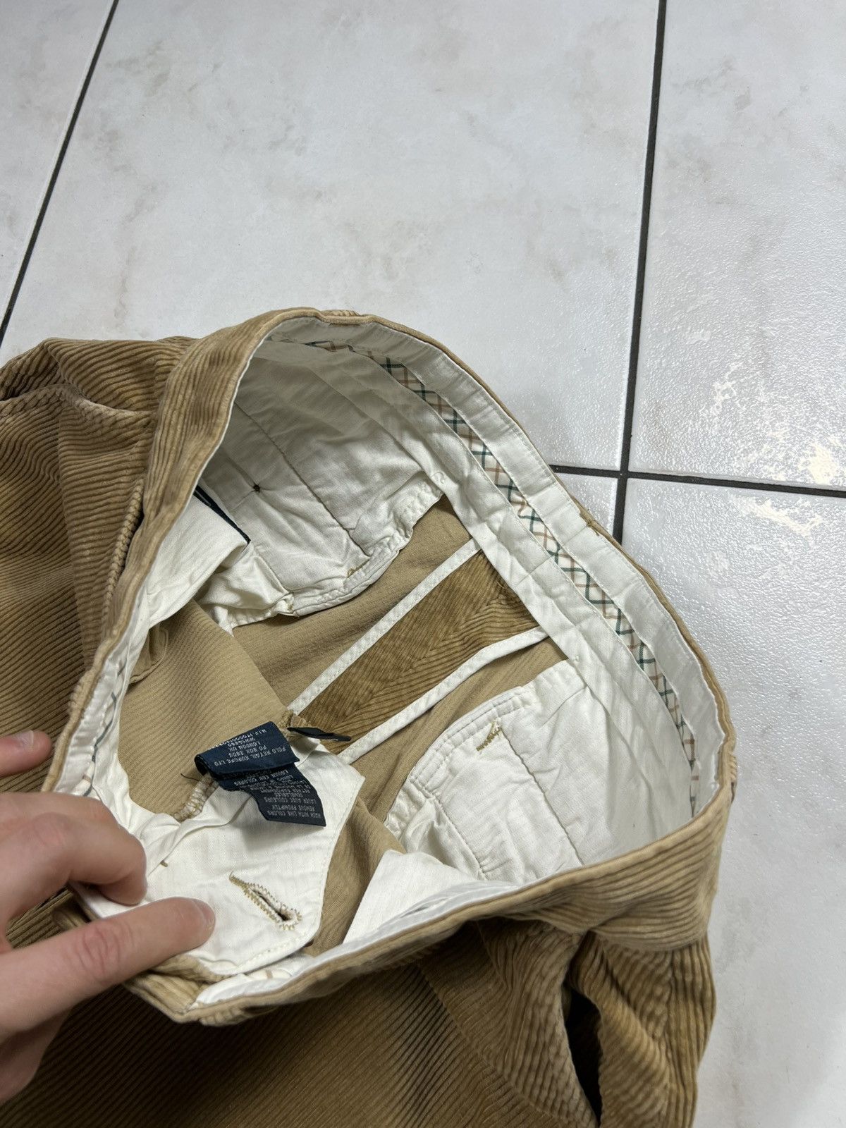 Polo Ralph Lauren Vintage 90s Polo by Ralph Lauren corduroy pants old money Size US 32 / EU 48 - 11 Thumbnail