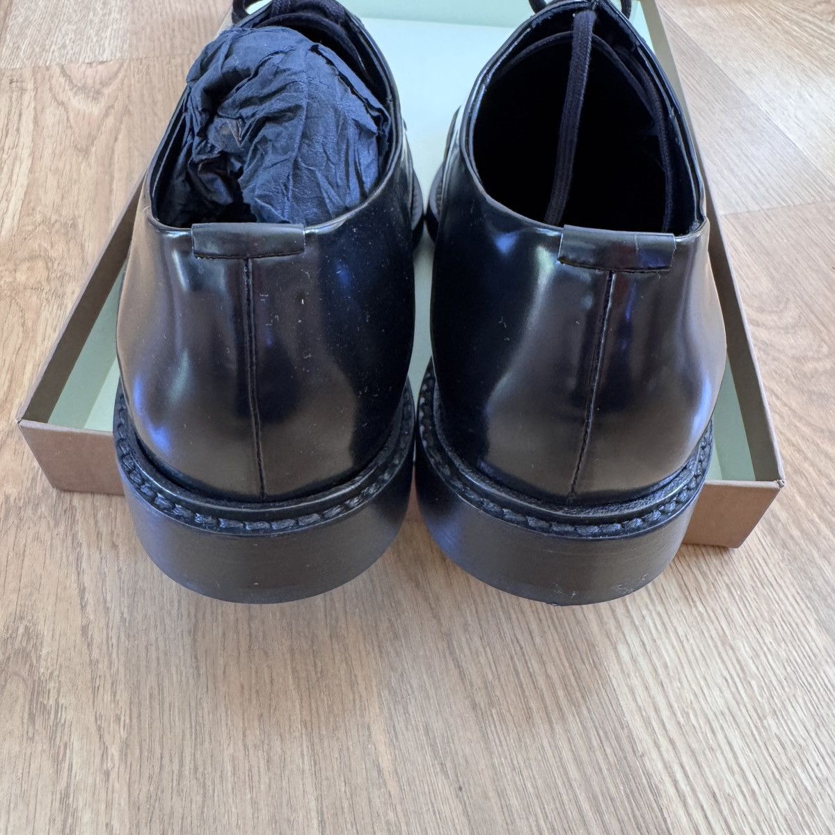 Burberry Burberry Streamdale leather lace-up shoes In Black Size 40 Size US 7 / EU 40 - 4 Thumbnail