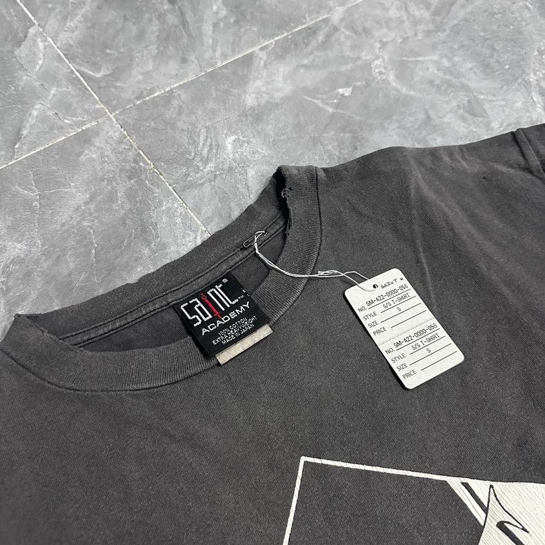 Saint Michael Saint Michael Black Water Dice Washing Sister Short Sleeve Size US S / EU 44-46 / 1 - 3 Thumbnail