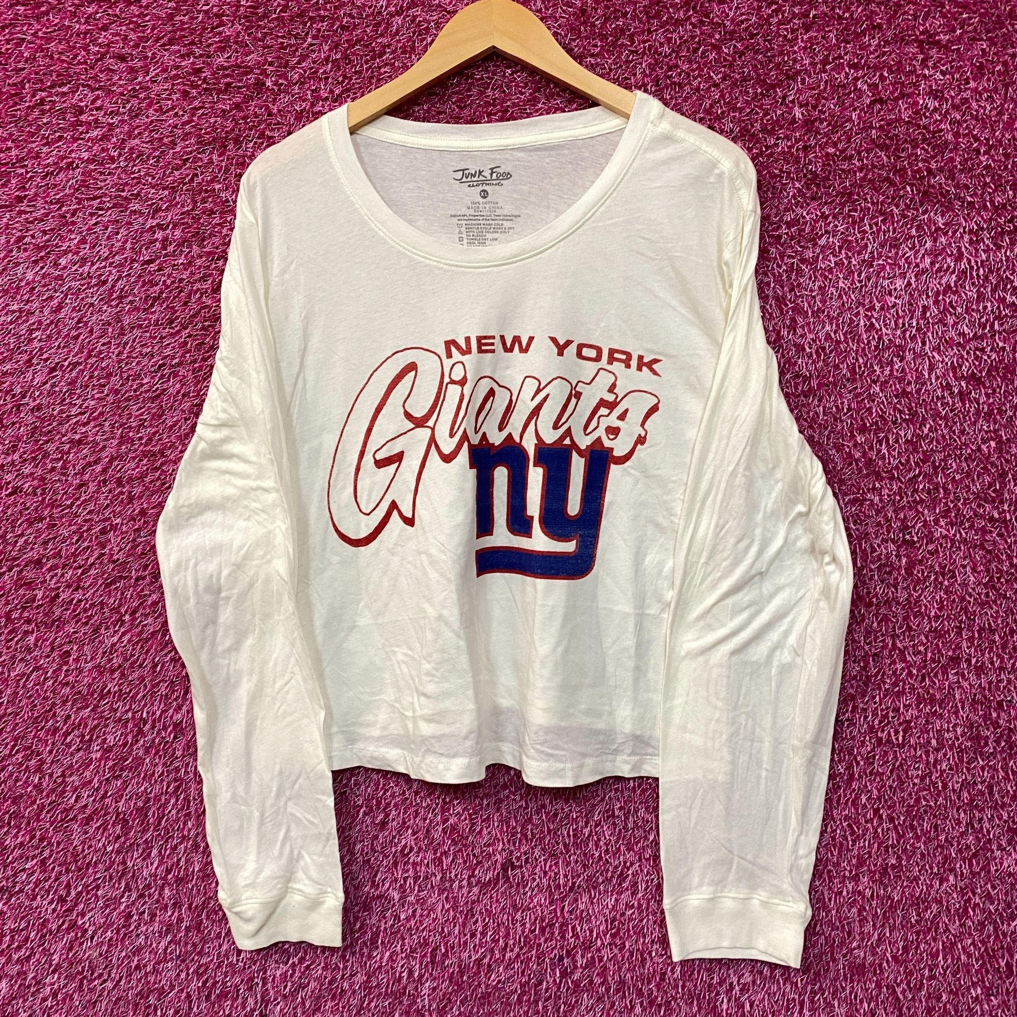 Junk Food Junk Food Clothing New York Giants Touchdown Long Sleeve Cro Size XL / US 12-14 / IT 48-50 - 1 Thumbnail