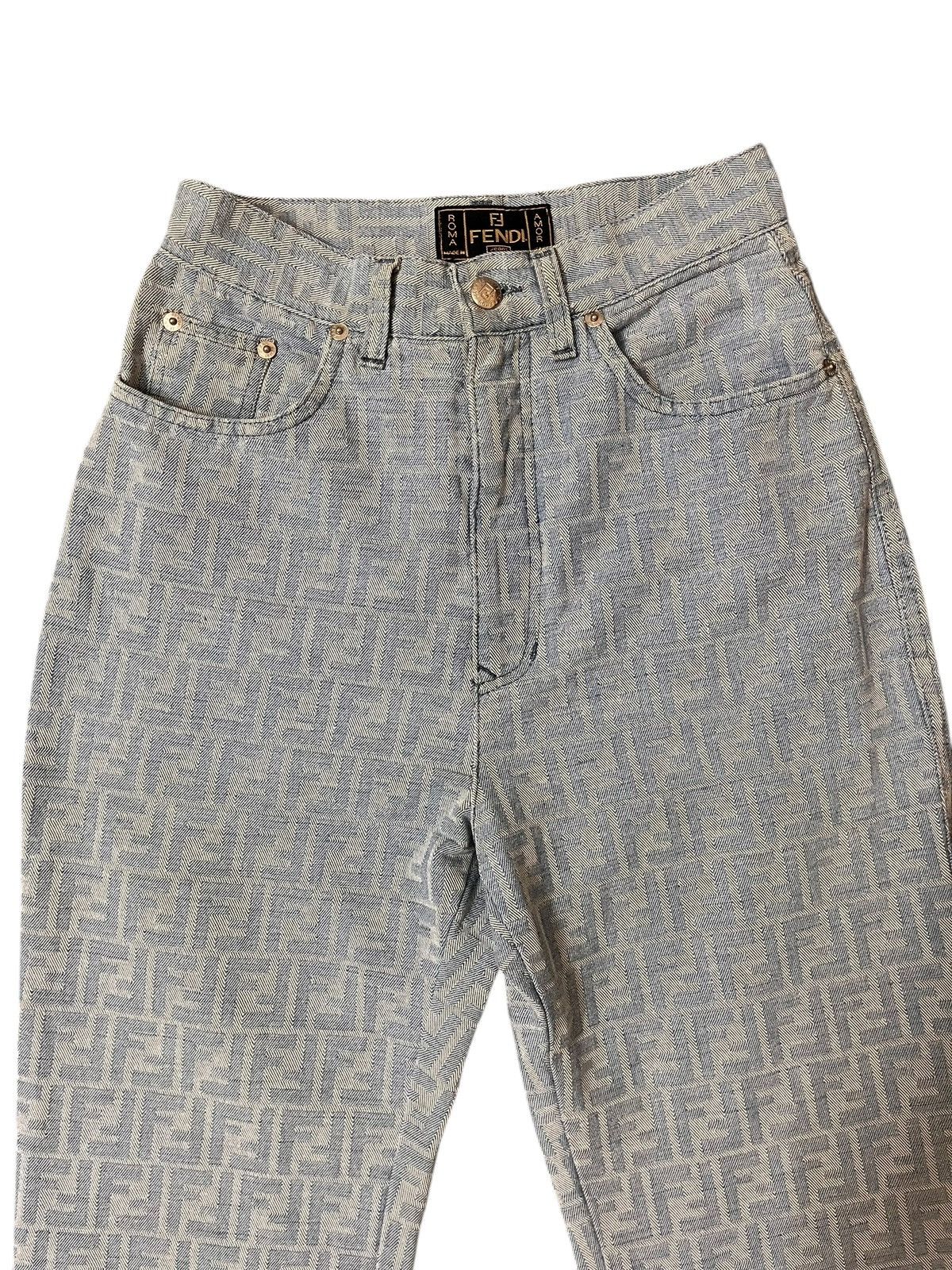 Fendi Vintage Fendi Monogram Jeans Size 25" / US 0 / IT 36 - 5 Thumbnail