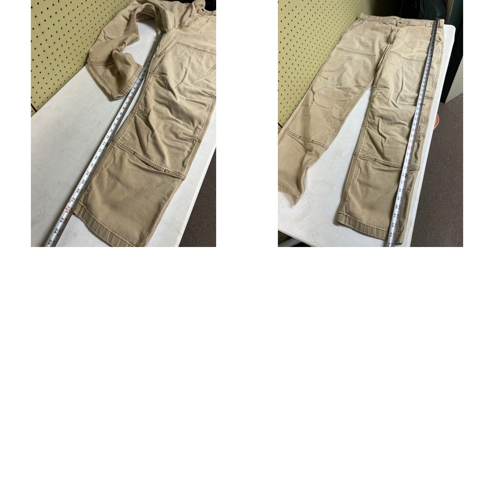 Carhartt VINTAGE Carhartt 102802-918 Relaxed Double Knee Pants Men Tan 40x32 Carpenter Workwear Pockets Cargo 90s USA Mens Size US 40 / EU 56 - 8 Thumbnail