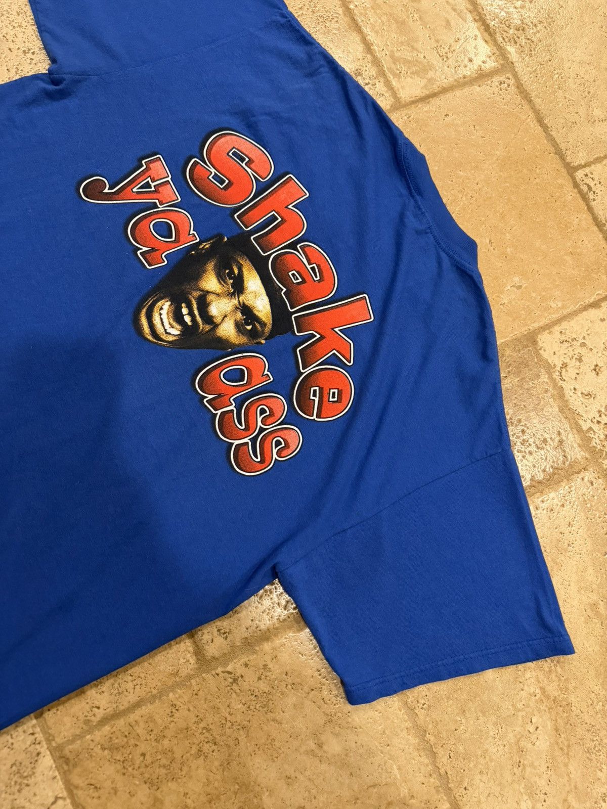 Vintage Vintage Mistikal Danger “Shake Ya Ass” Blue Rap Tee Size US XL / EU 56 / 4 - 11 Thumbnail