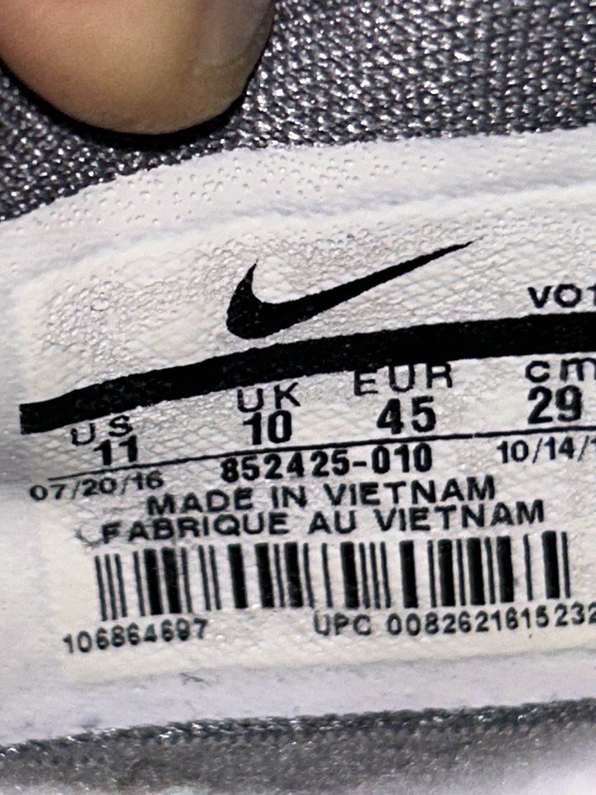 Nike Nike Kobe A.D. Ruthless Precision 852425-010 11 with box Size US 11 / EU 44 - 10 Thumbnail