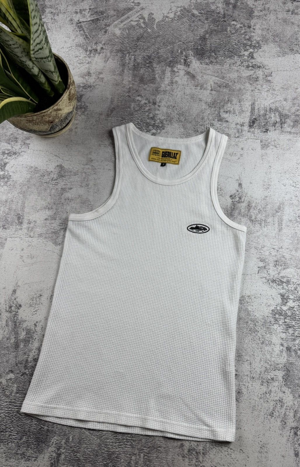 Corteiz Corteiz Alcatraz Hip Hop Rap Small Waffle Tank Top Sleeveless Jersey T Shirt Tee Size US S / EU 44-46 / 1 - 3 Thumbnail