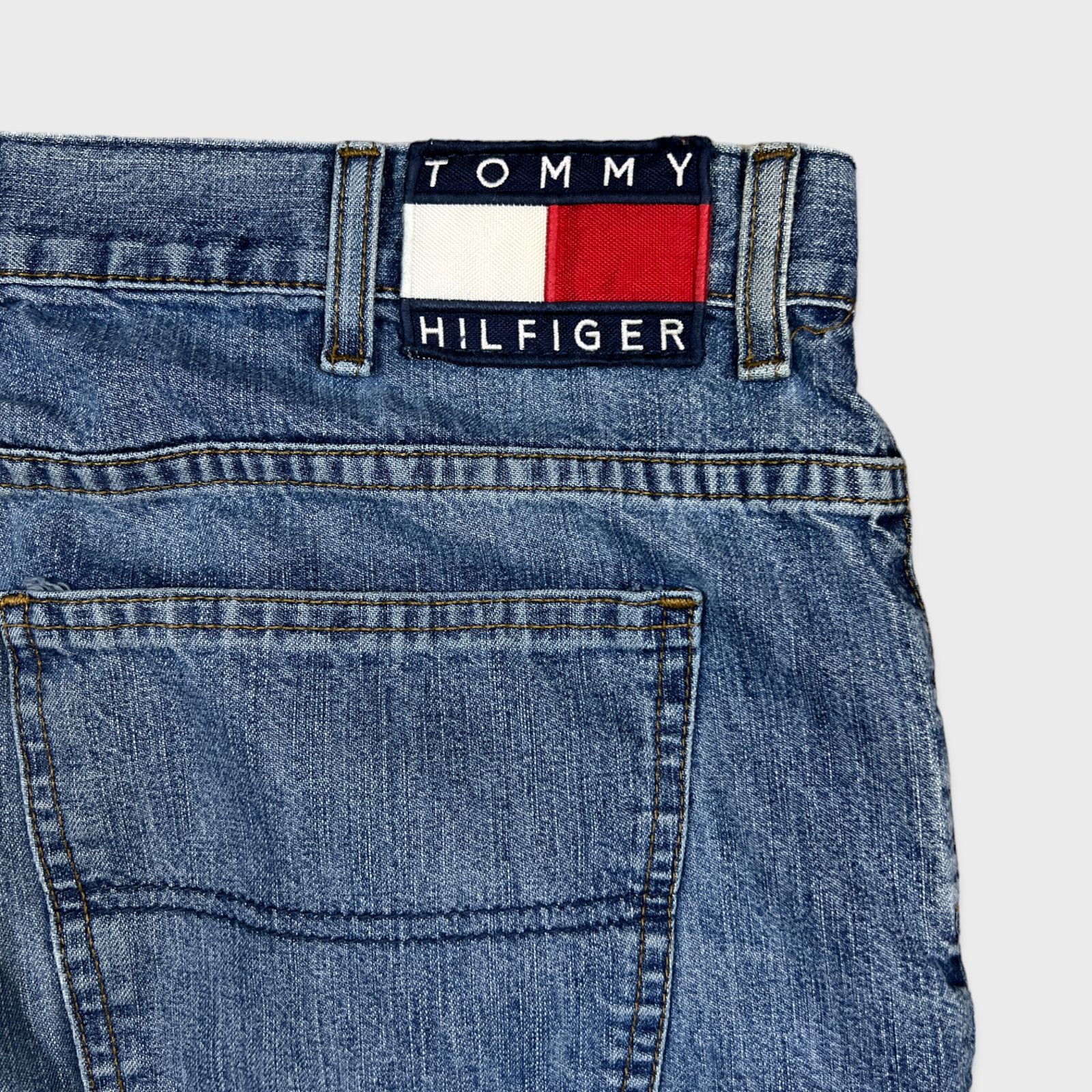 Tommy Hilfiger × Vintage Tommy Hilfiger Jeans 40x32 Blue Wide Fit Baggy Denim Pants Size US 40 / EU 56 - 7 Thumbnail