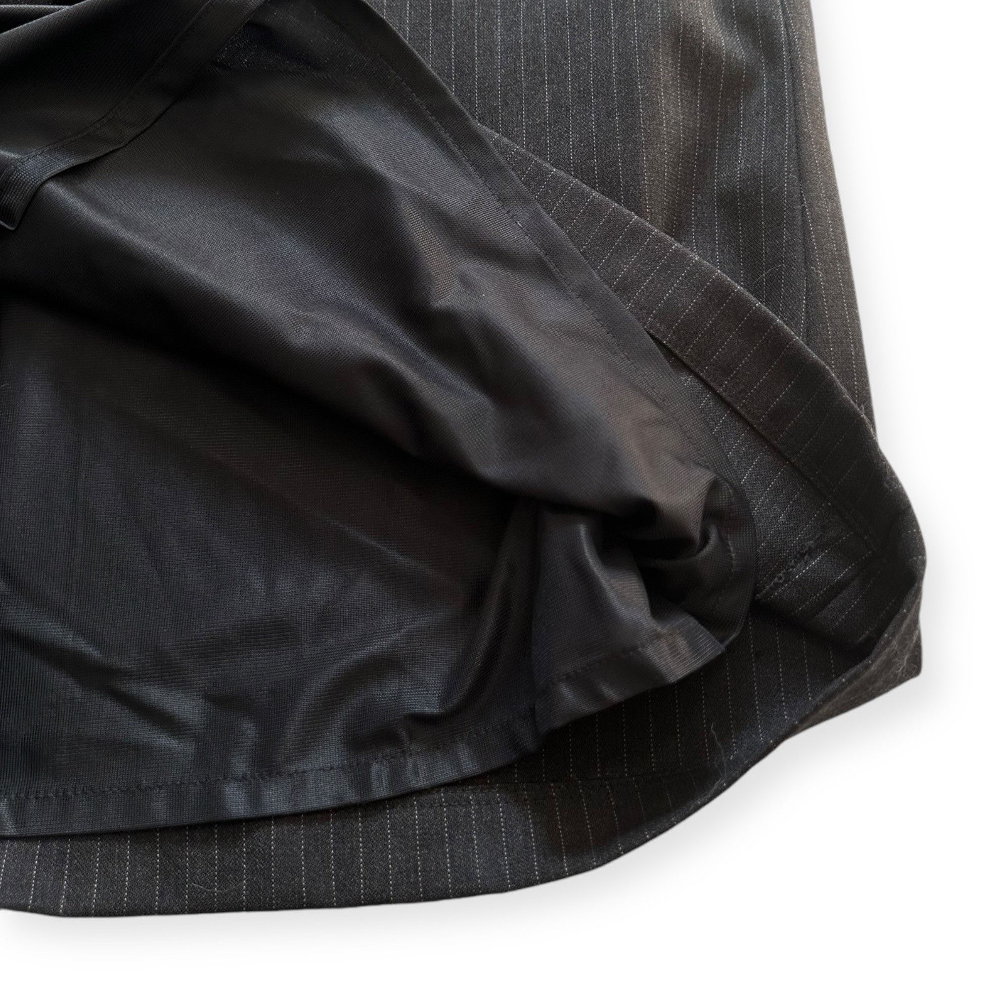 Alberta Ferretti Philosophy di Alberta Ferretti Maxi Pin Stripe Wool Skirt Size 30" / US 8 / IT 44 - 9 Thumbnail