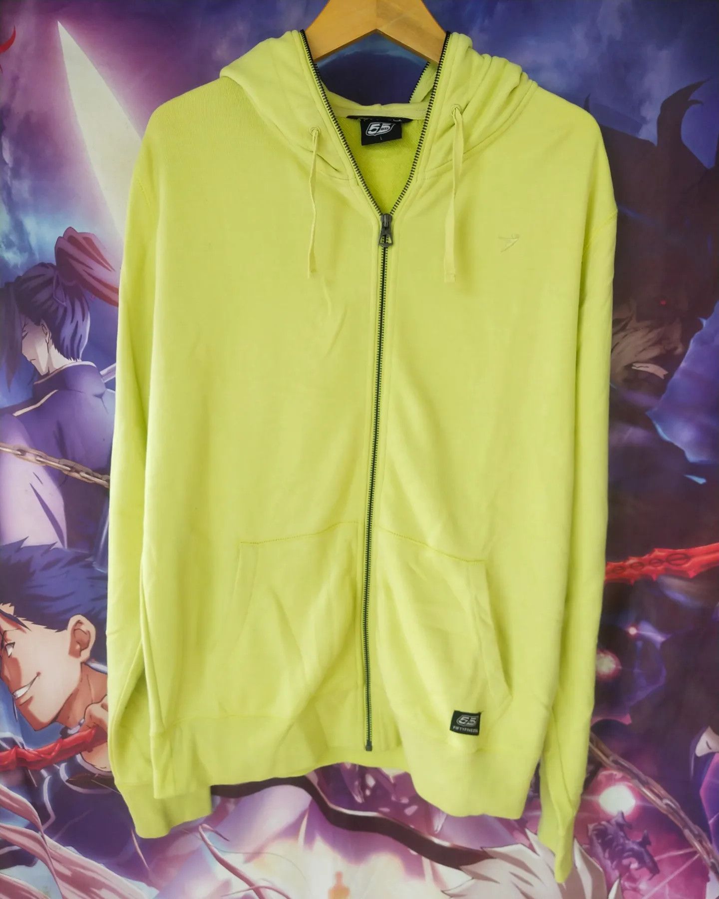 Diesel Diesel 55DSL Yellow Zipper Hoodie Jacket Size US L / EU 52-54 / 3 - 1 Thumbnail