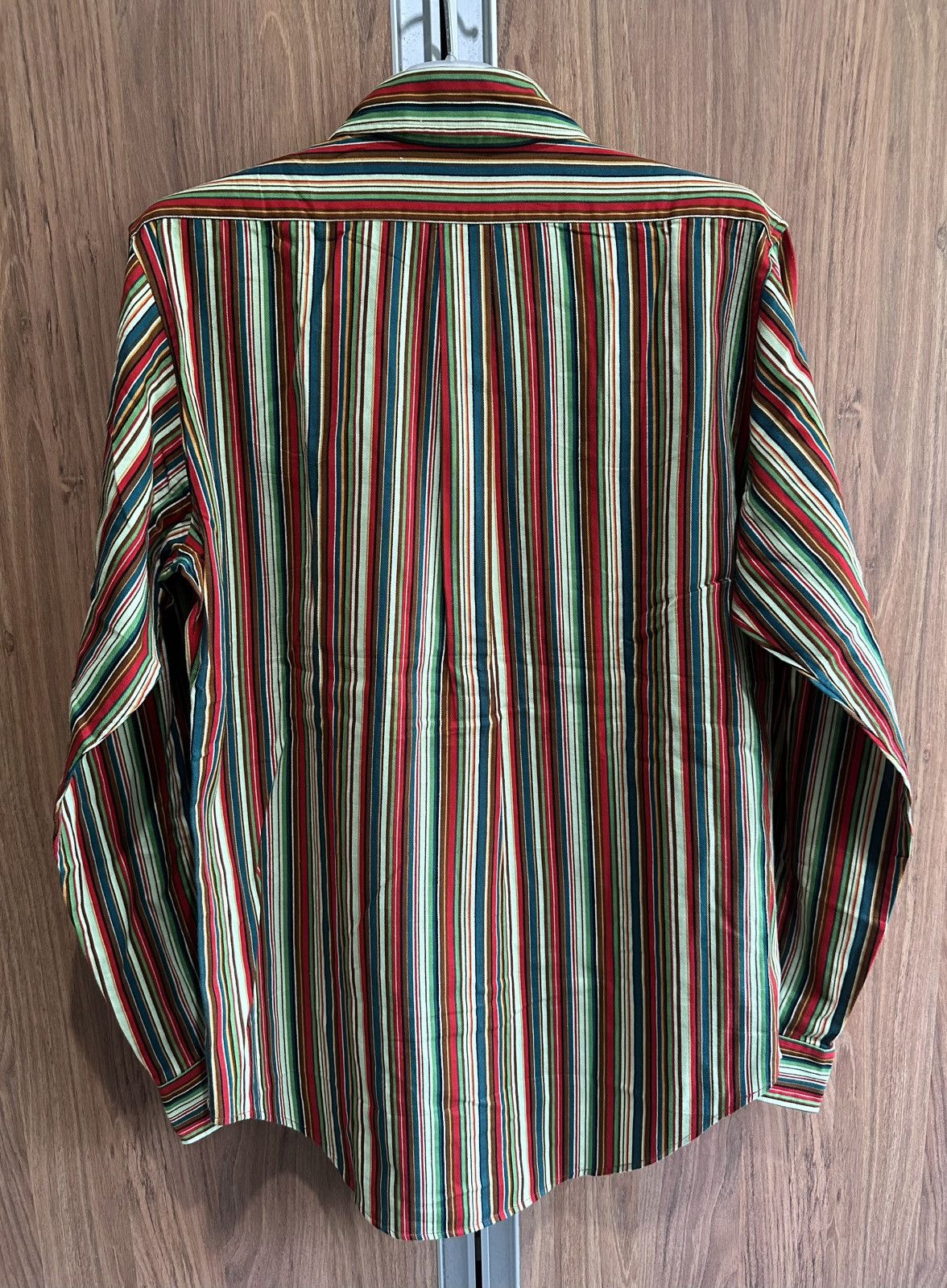 Super Lovers JAPANESE BRAND SUPER LOVERS MULTICOLOR STRIPE SHIRT Size US L / EU 52-54 / 3 - 2 Thumbnail