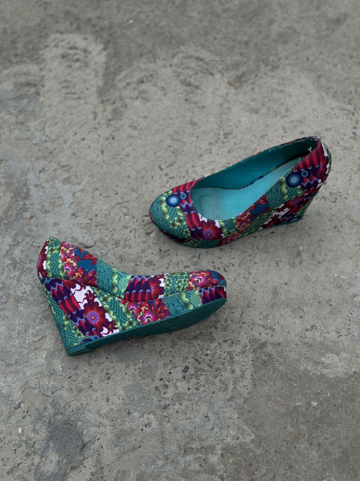 Hypebeast Vintage Japanese Style Desigual Women’s High Heels Shoes 38 Size US 8 / IT 38 - 3 Thumbnail