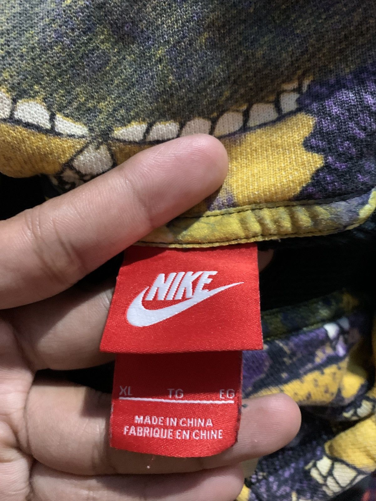 Nike Kobe Bryant Black Mamba Nike Snake skin pattern logo hoodie Size US XL / EU 56 / 4 - 3 Thumbnail