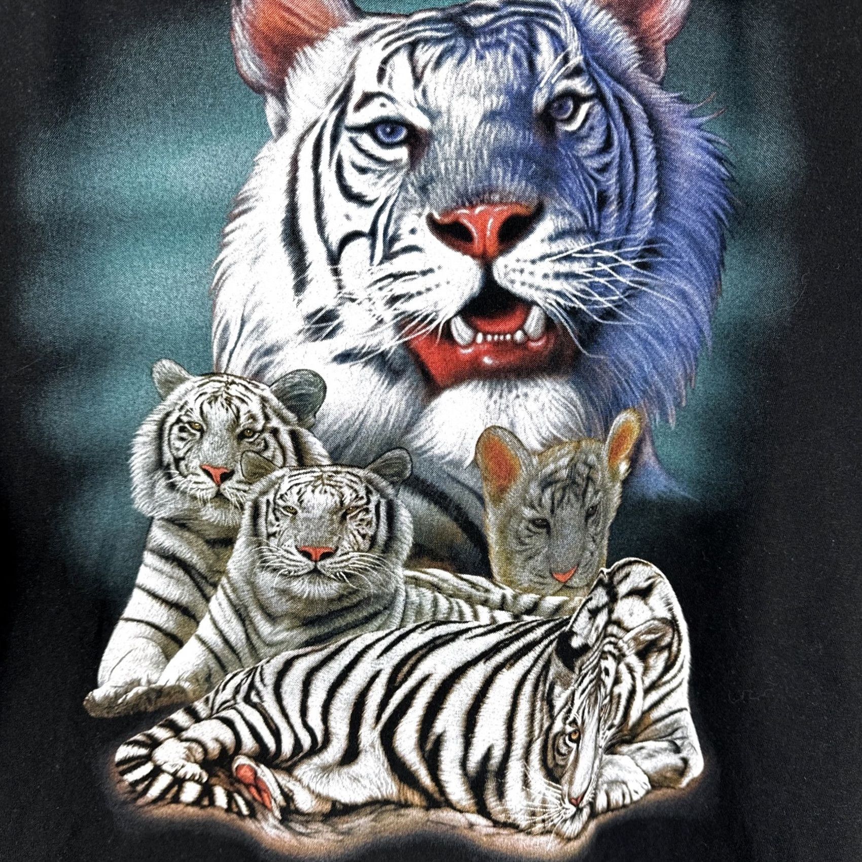 Doublet Vintage Hot Rock Snow Tiger Graphic Tee XXL Black Double Sided 25x31 Size US XXL / EU 58 / 5 - 2 Thumbnail
