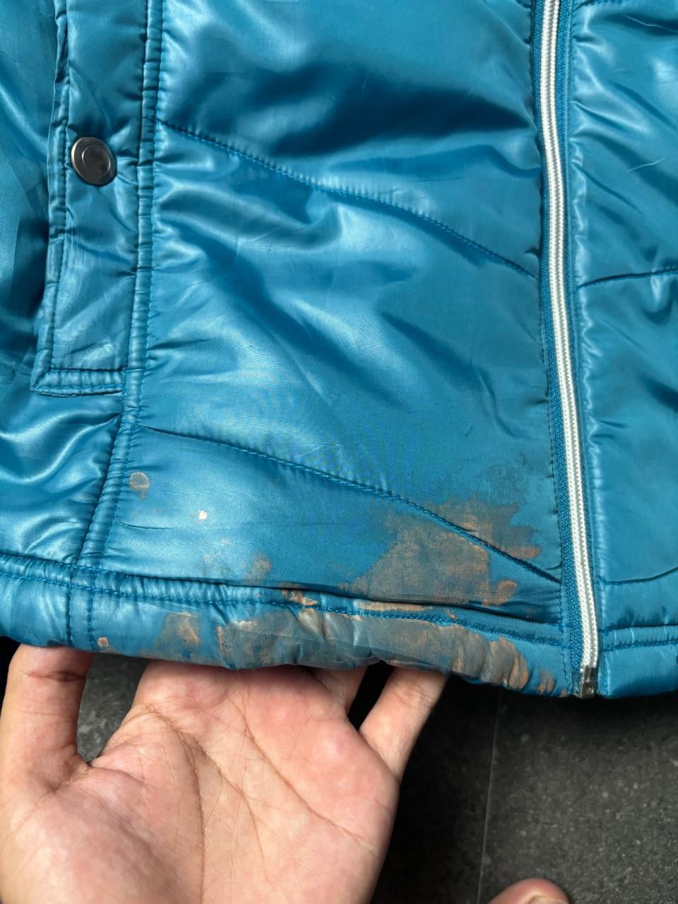 Japanese Brand 2000s Spinach Vkei Fur Warm Padded Bikers Jacket Size US L / EU 52-54 / 3 - 4 Thumbnail