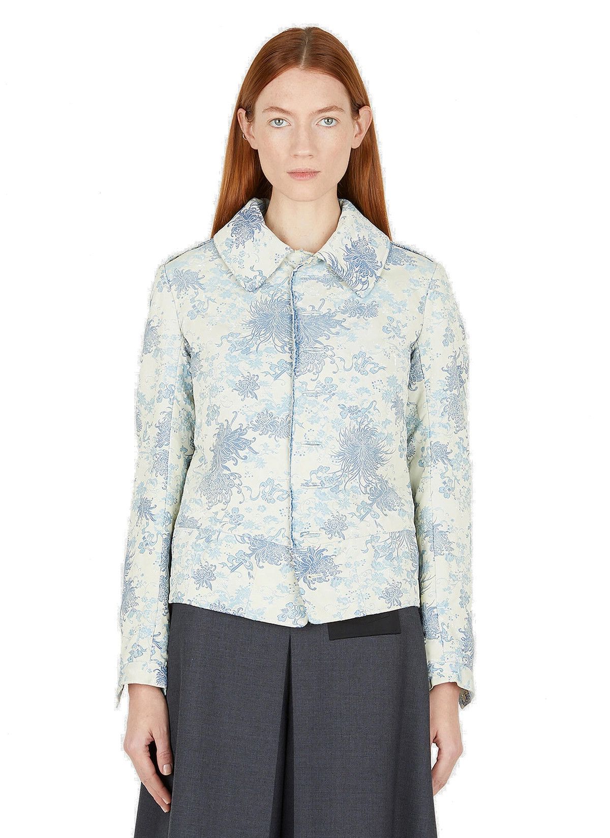 Maison Margiela o1y0625 Jacket in Light Blue Size S / US 4 / IT 40 - 1 Thumbnail
