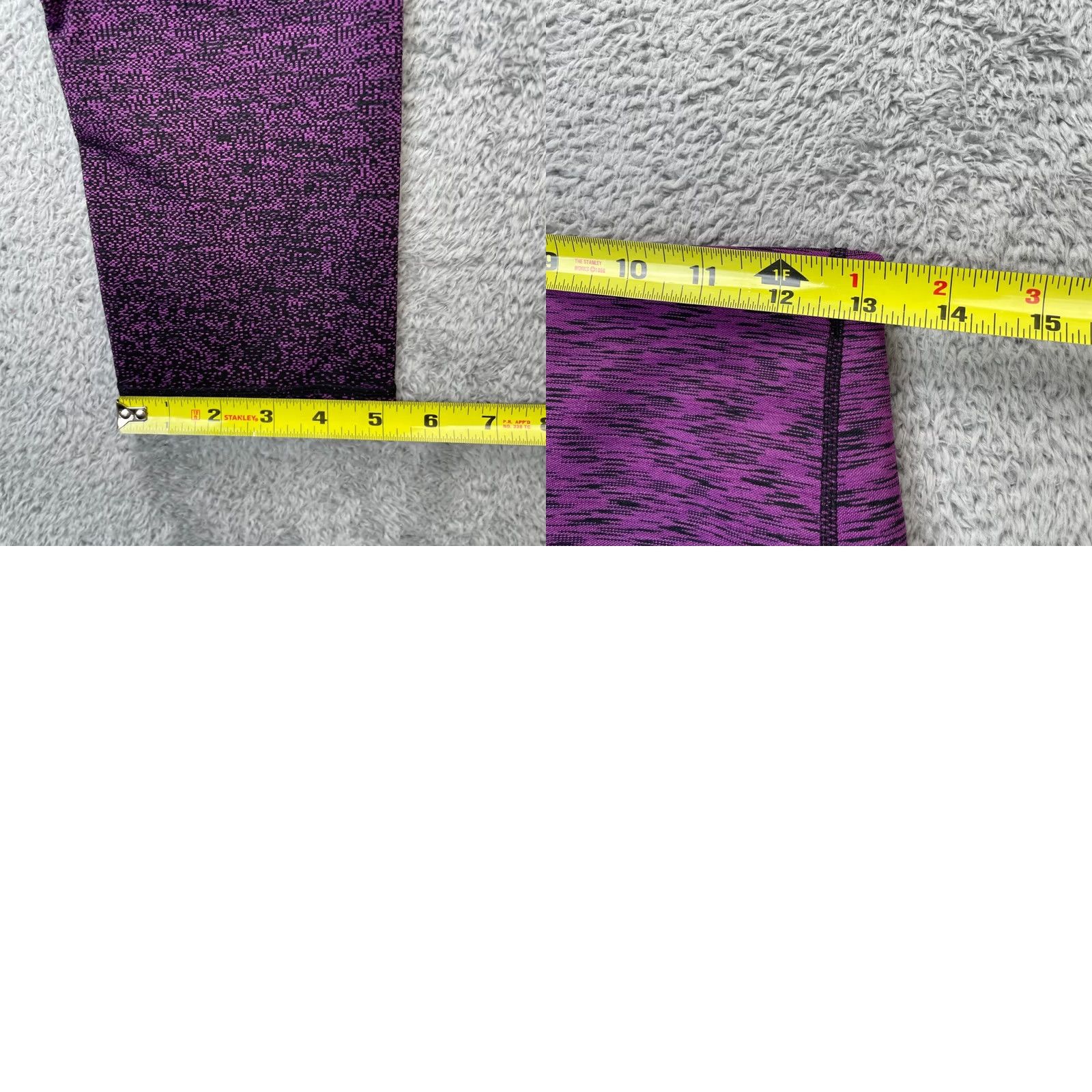 Vintage Kirkland Signature Leggings Womens Medium Purple Active Crop Skinny Leg Pants Size 32" / US 10 / IT 46 - 8 Thumbnail