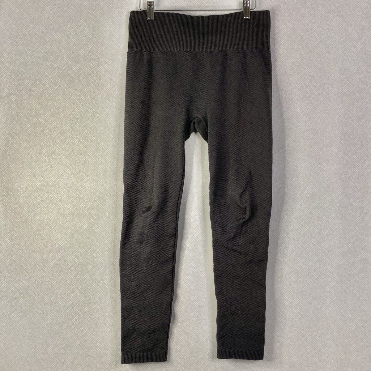 Other Textured High Waist Leggings Women's Large Tummy Control EUC Size 30" / US 8 / IT 44 - 2 Thumbnail