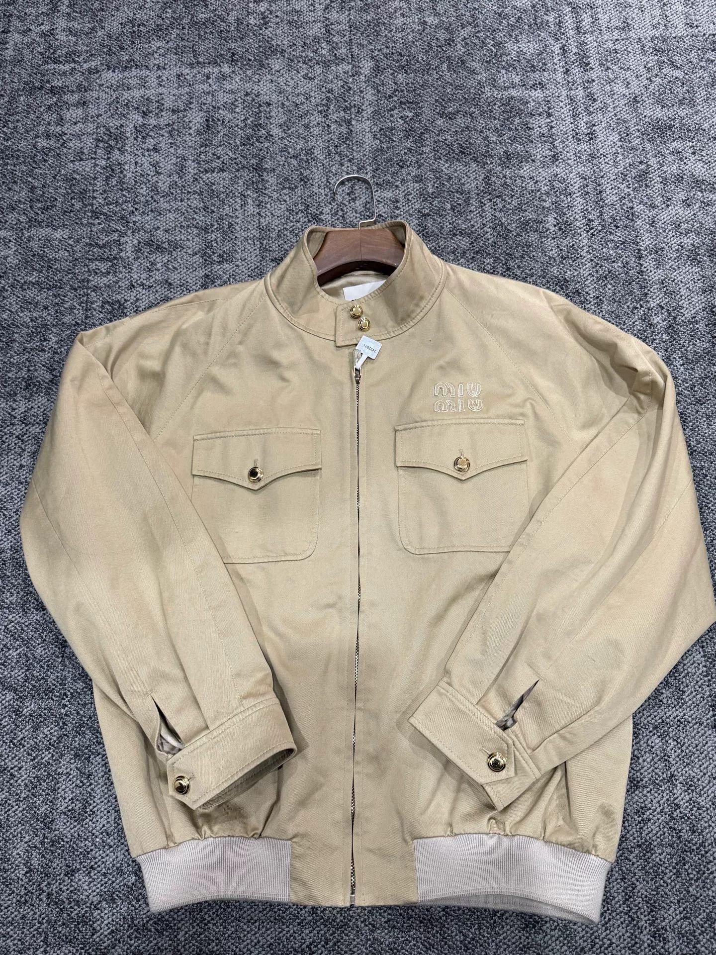 Miu Miu MiuMiu Khaki Jacket Size 38 Size S / US 4 / IT 40 - 1 Thumbnail