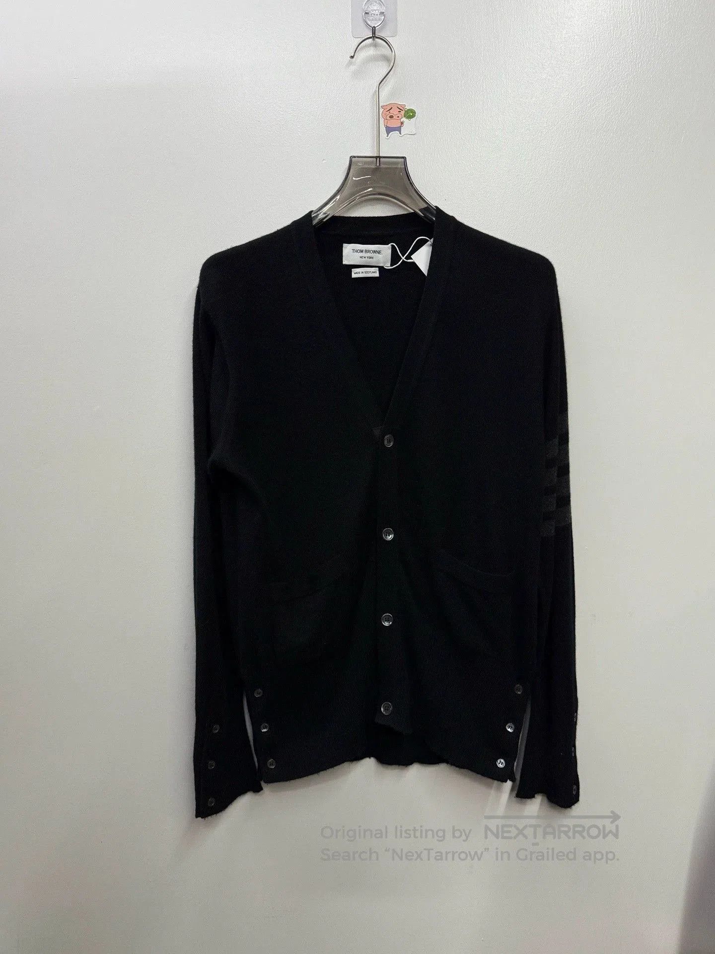 Thom Browne Thom Browne 4-Stripe Wool Cardigan. Size US S / EU 44-46 / 1 - 1 Thumbnail
