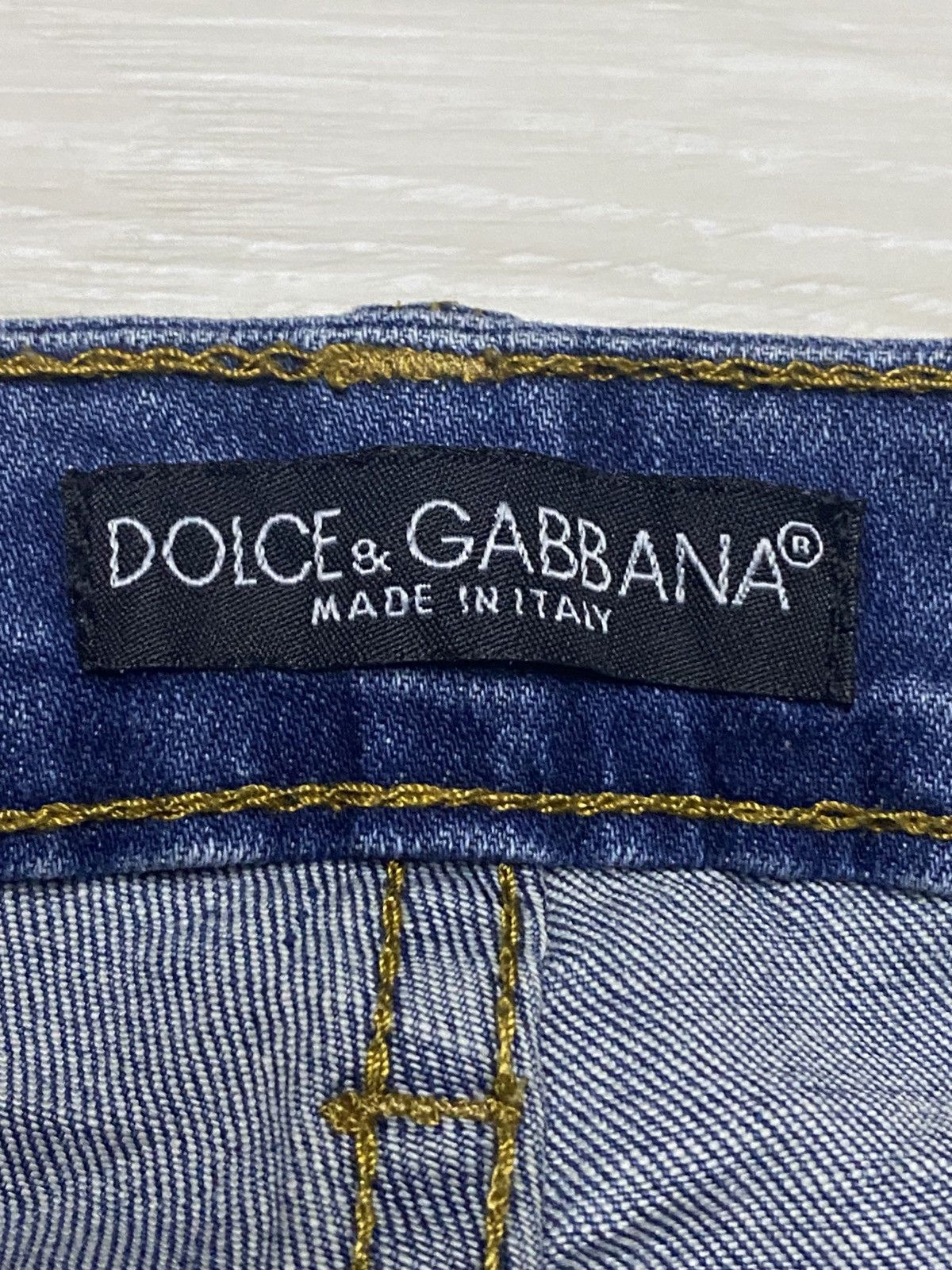 Dolce & Gabbana Woman Dolce Gabbana Distressed Skinny Fit Jeans Size US 28 / EU 44 - 12 Thumbnail