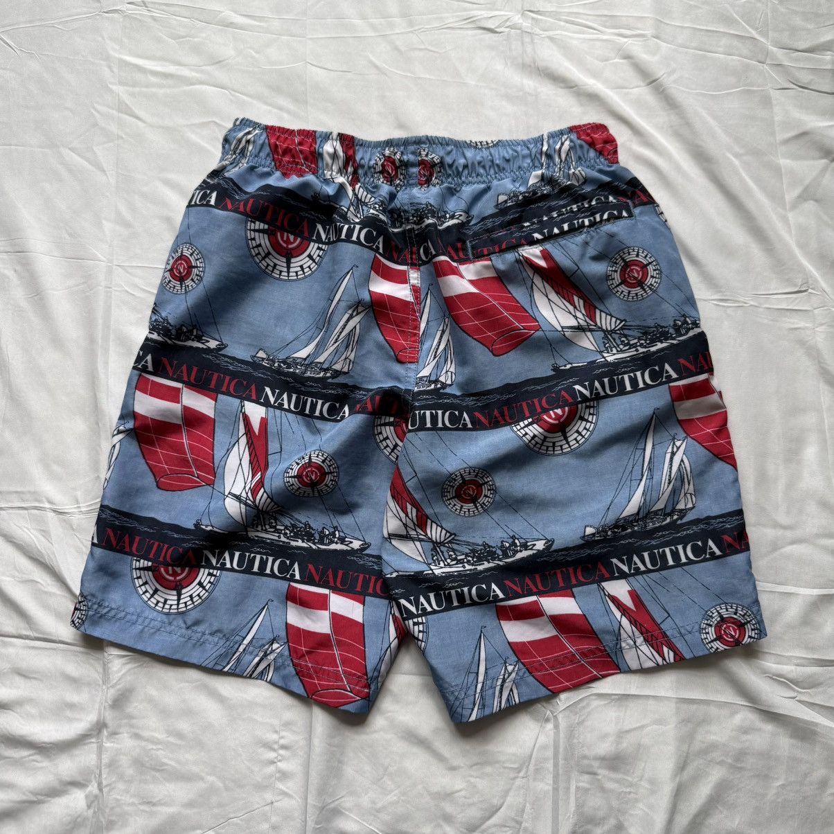 Nautica Nautica Swim Trunks Sailing Print Red Blue – Size XS Size US 28 / EU 44 - 7 Thumbnail