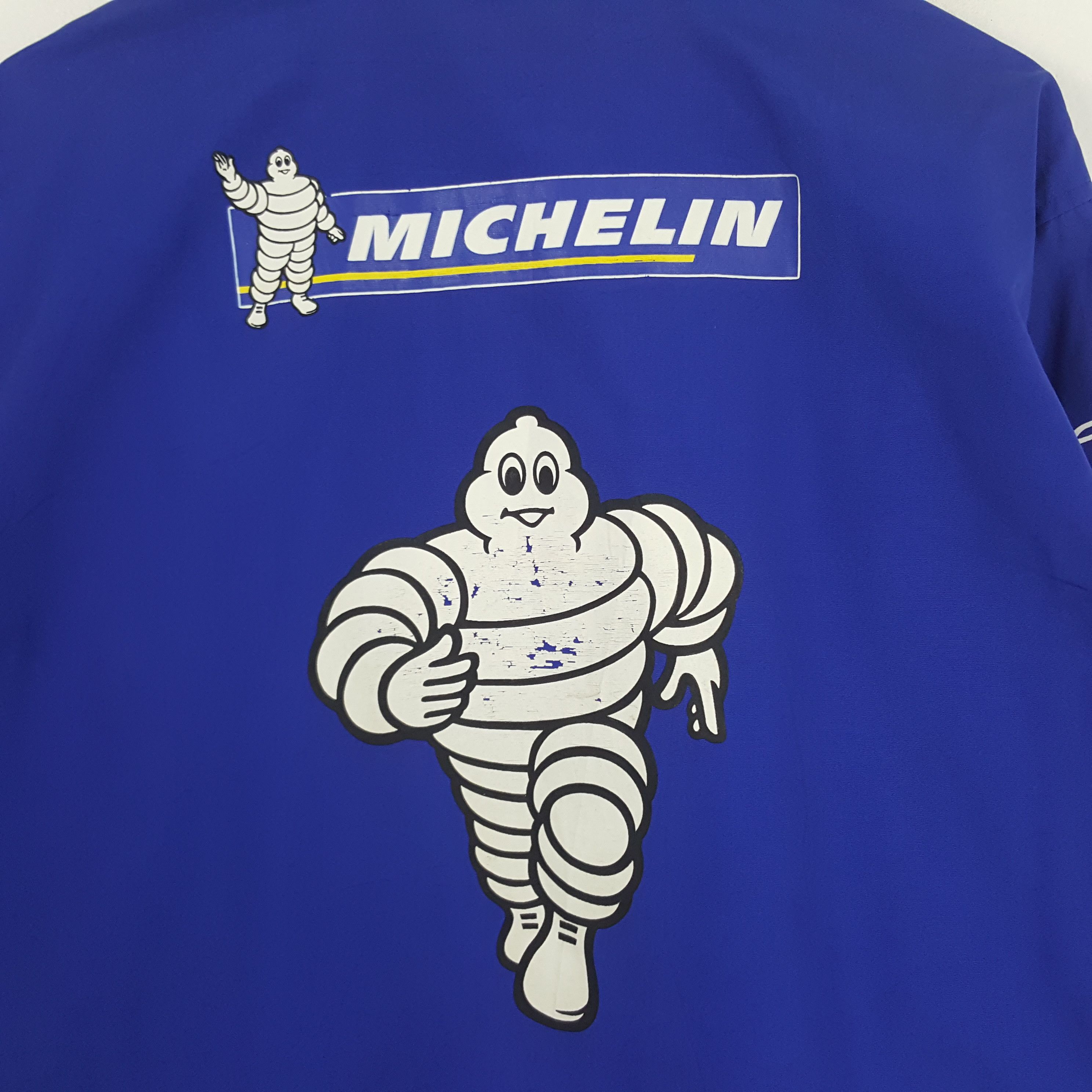 Vintage Vintage Michelin Racing Tyre Motorsports Jacket Size US L / EU 52-54 / 3 - 2 Thumbnail