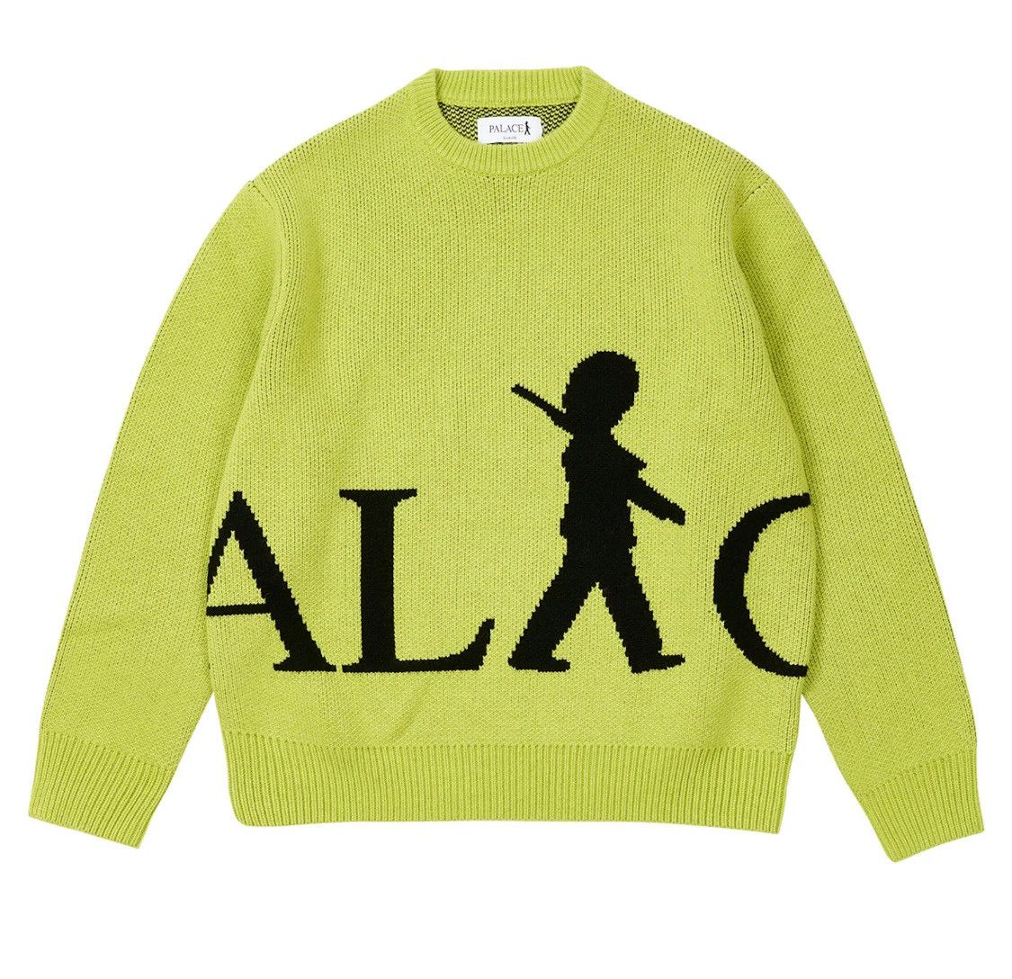 Designer × Palace Palace GUARD KNIT LIME Size US M / EU 48-50 / 2 - 1 Thumbnail